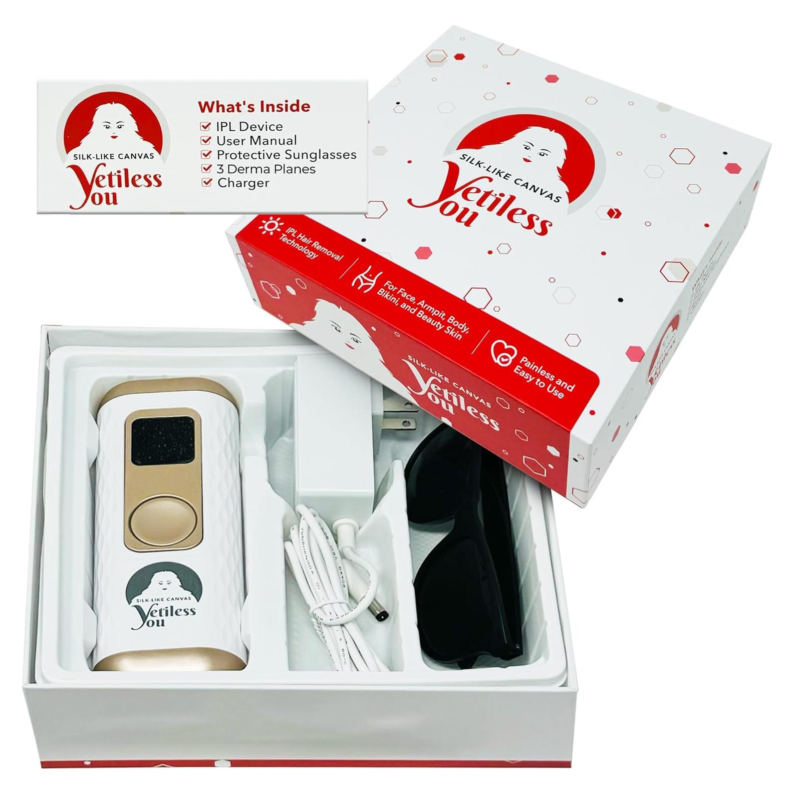 Epilador IPL Yetiless You, Eliminación de Vello Profesional