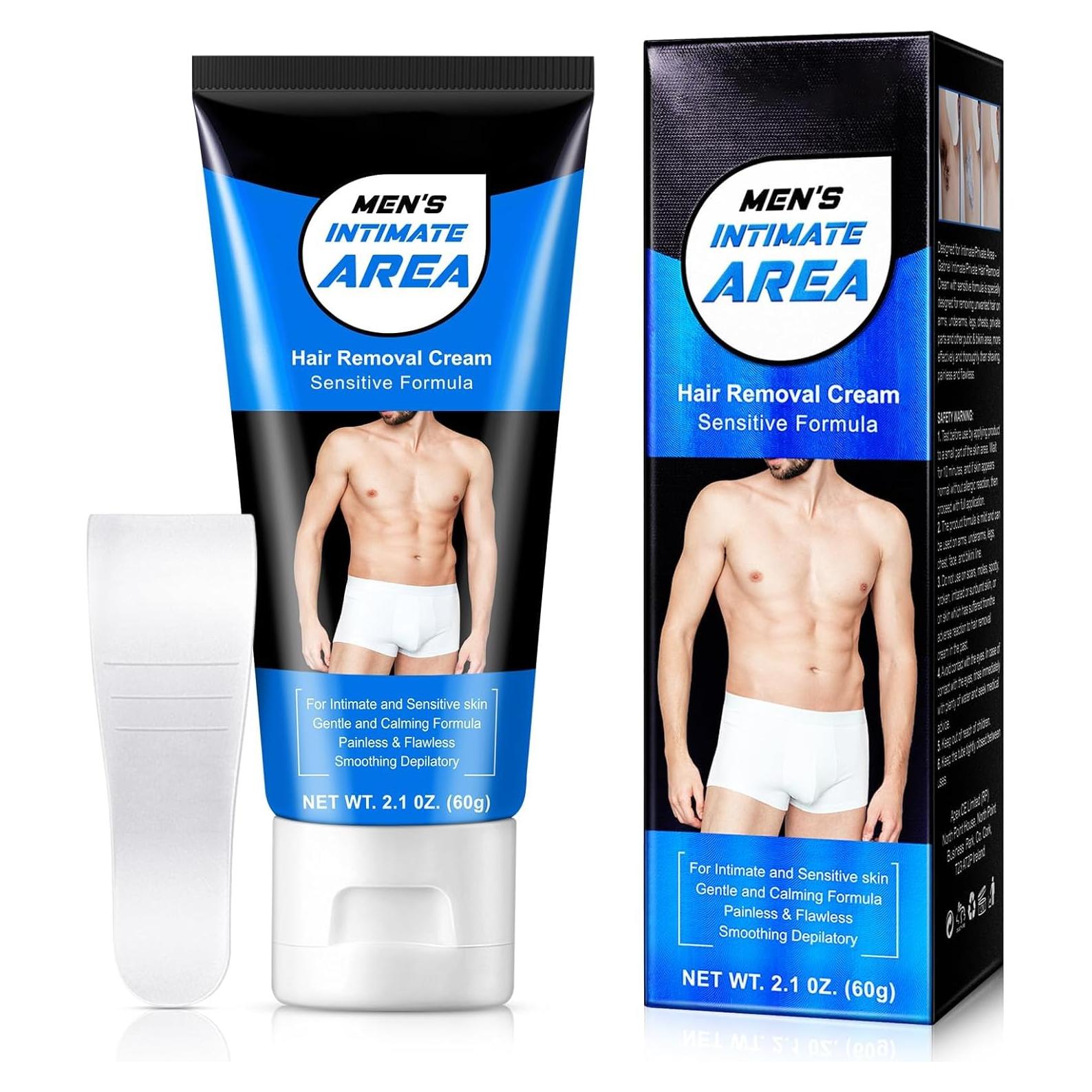 Crema Depilatoria para Hombres YHFGTTIO - Indolora para Áreas Íntimas