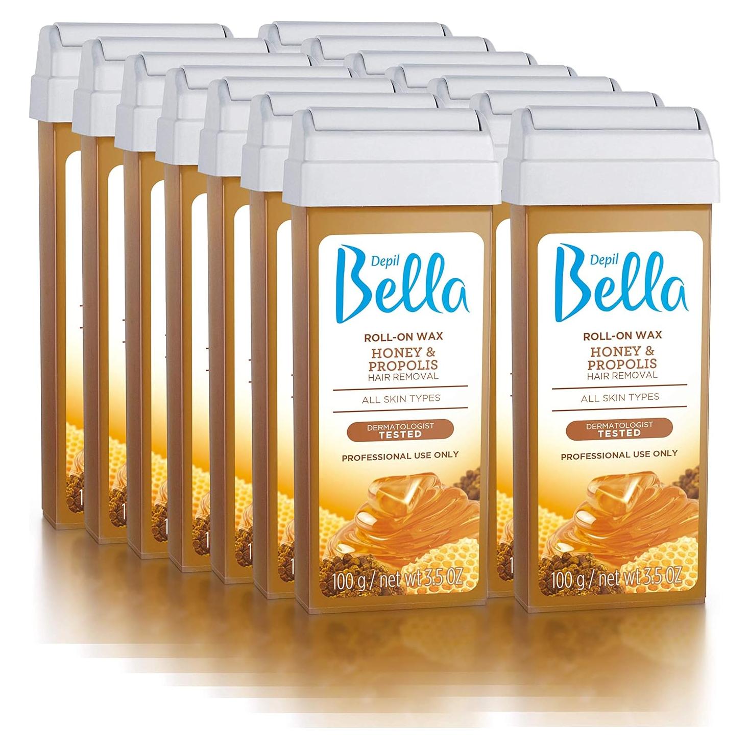 Cera Depil Bella Roll On Miel y Propóleos 99g - 14 Paquetes