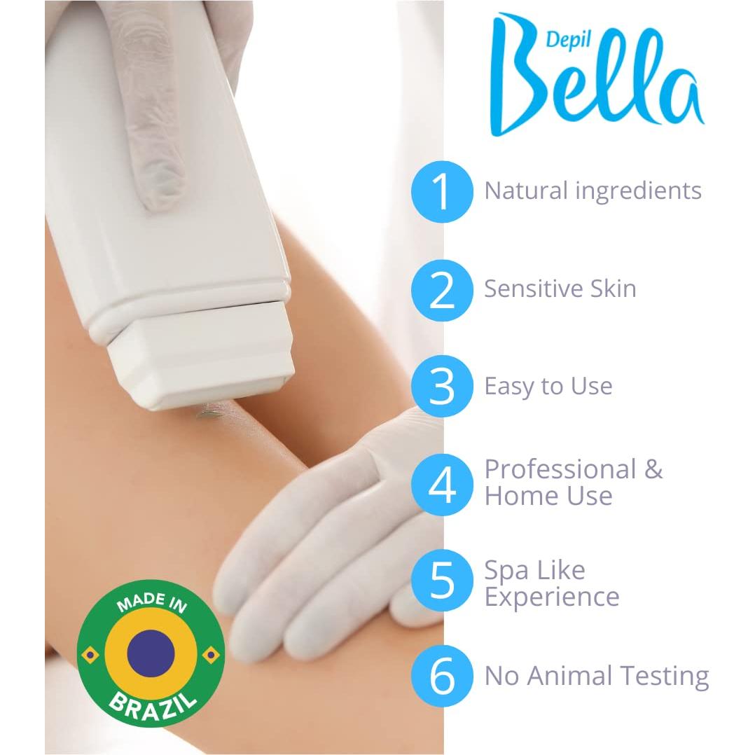 Cera Depil Bella Roll On Miel y Propóleos 99g - 14 Paquetes