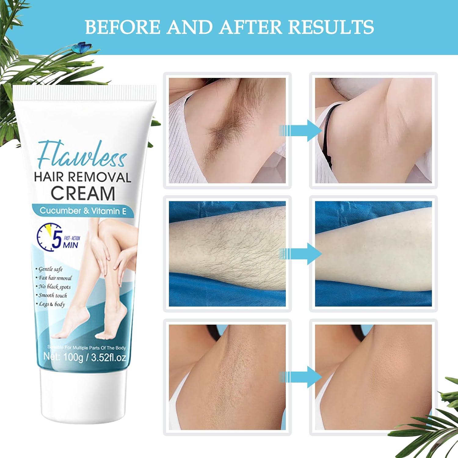 Juego de 3 Crema Depilatoria LZYLLS Hidratante 99.22g