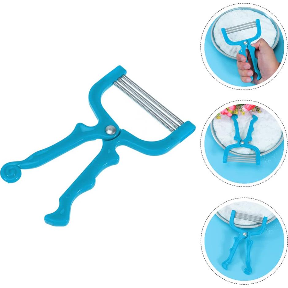 3 Piezas Removedor de Vello Facial FOMIYES con Resorte Manual