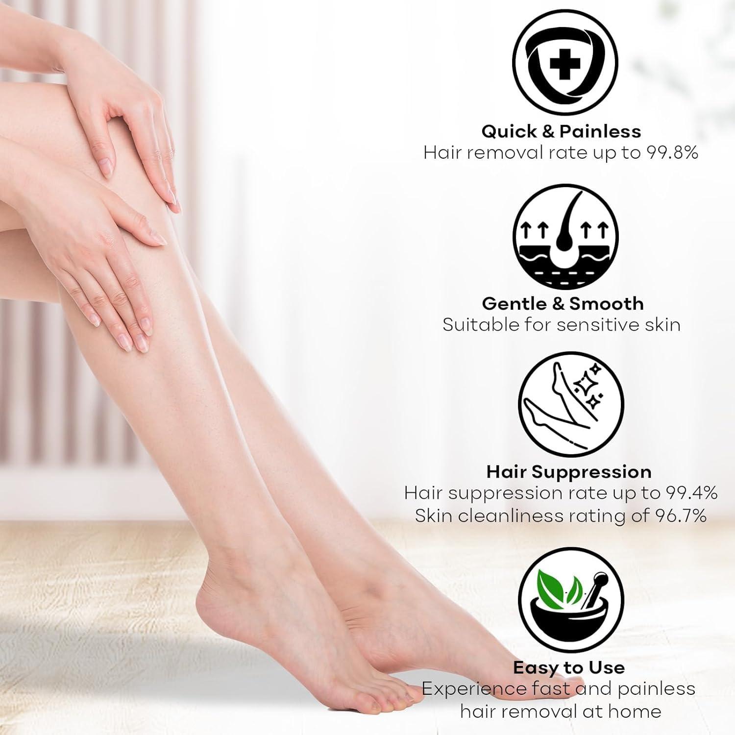 Crema Depilatoria SYABO 150ml x 2 para Piel Sensible - Bikini, Piernas, Axilas