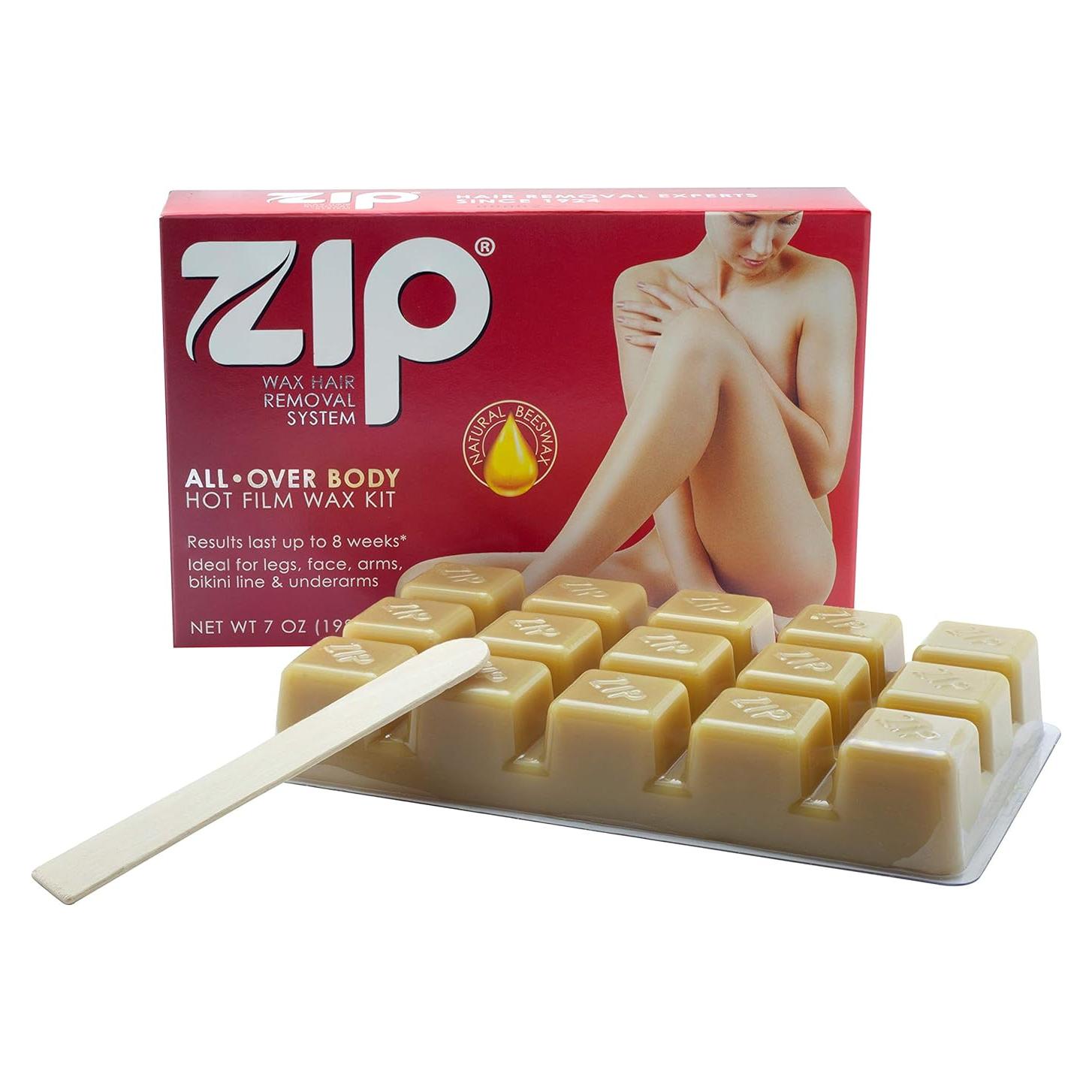 Kit de Depilación Zip Wax 198g - Cera Natural para Piel Sensible