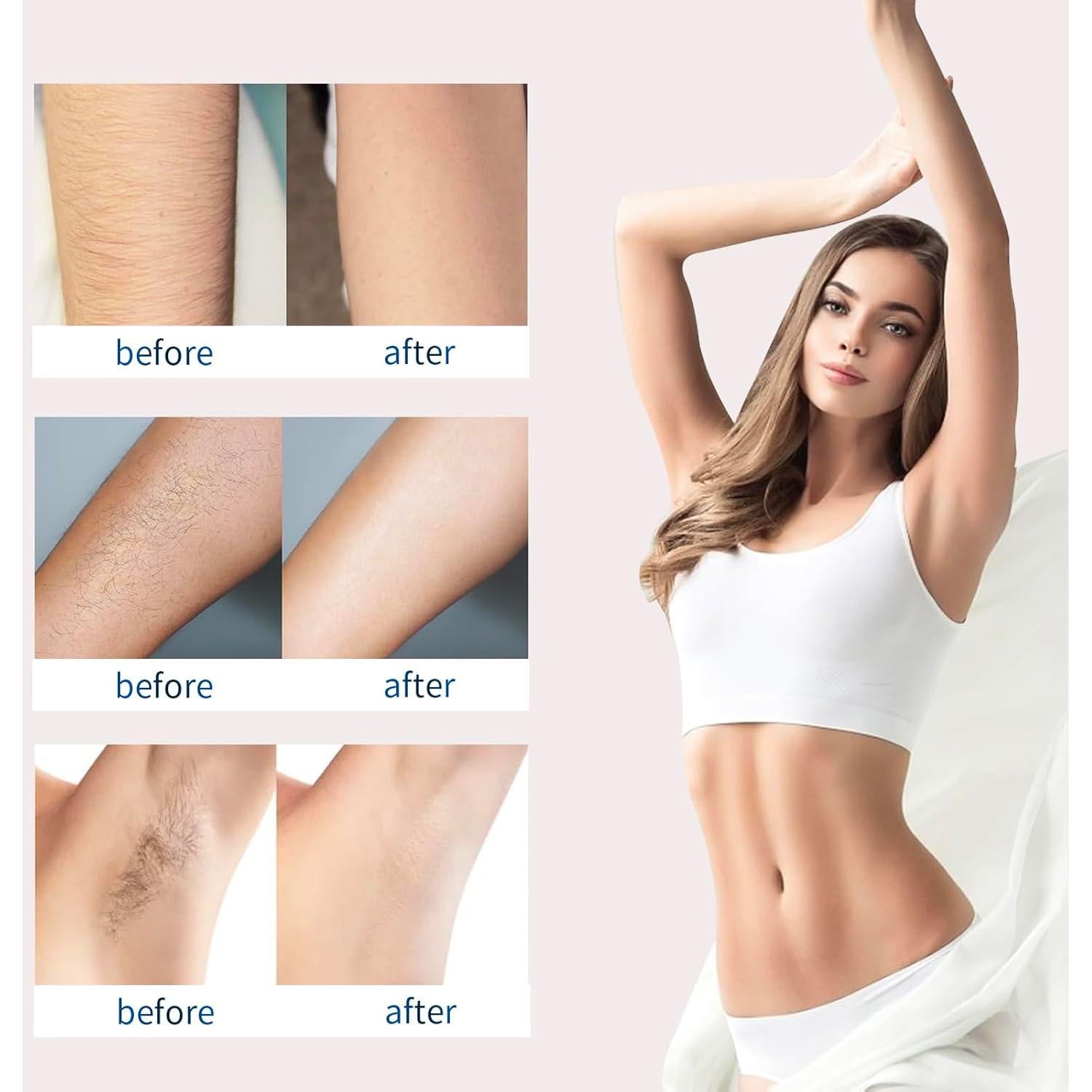 Crema Depilatoria Sin Dolor Smart Diary - 117g para Cuerpo y Axilas