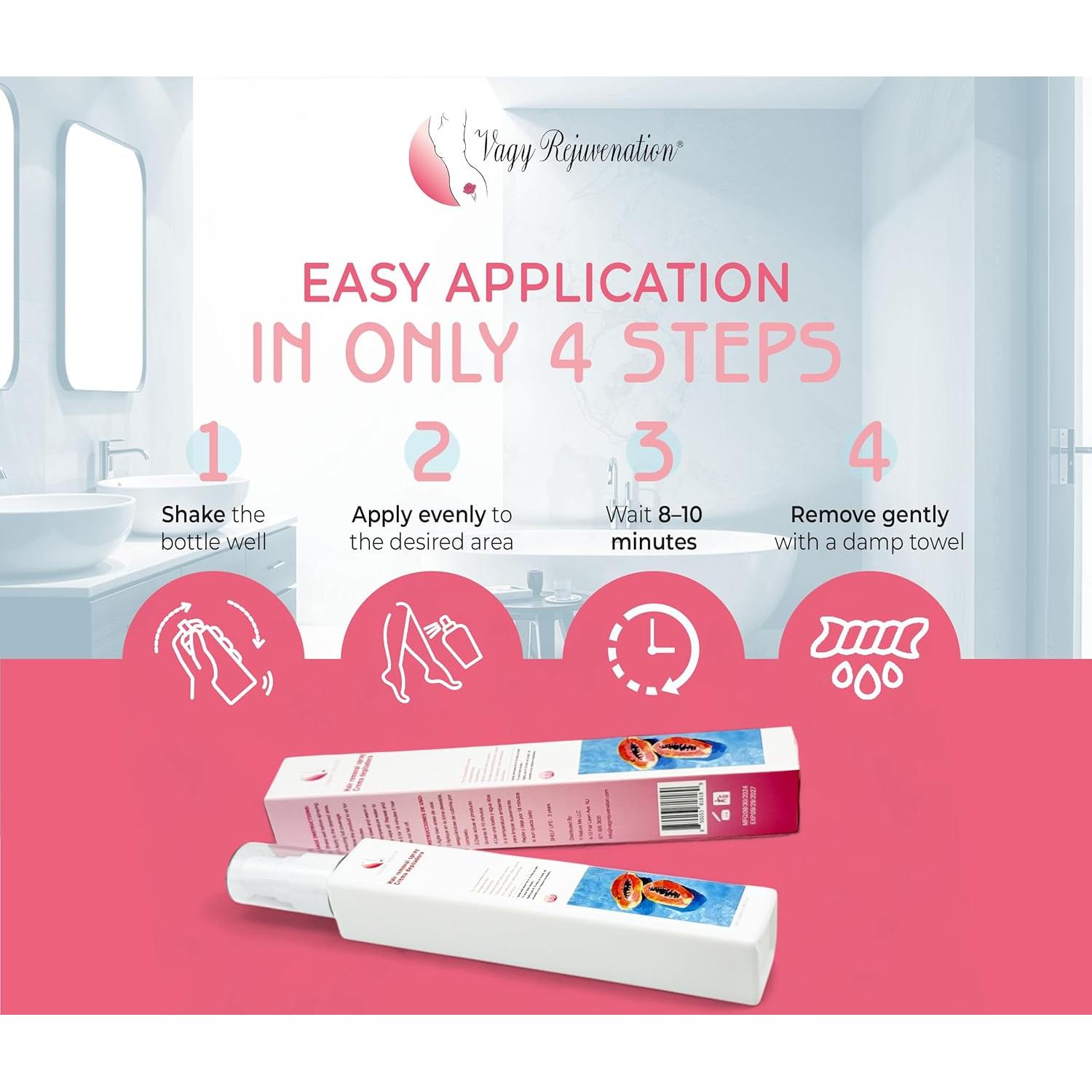 Crema Depilatoria Velvet Touch 100ml - Piel Sensible Sin Dolor