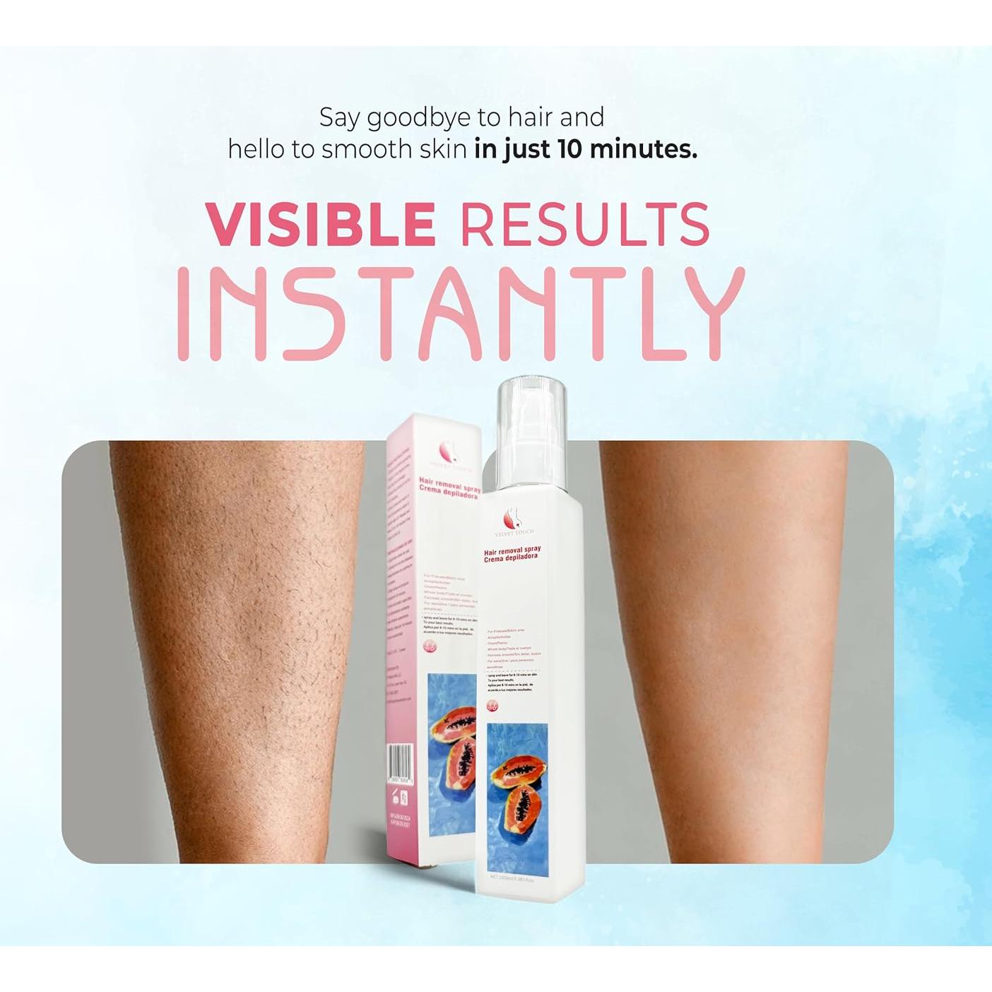 Crema Depilatoria Velvet Touch 100ml - Piel Sensible Sin Dolor