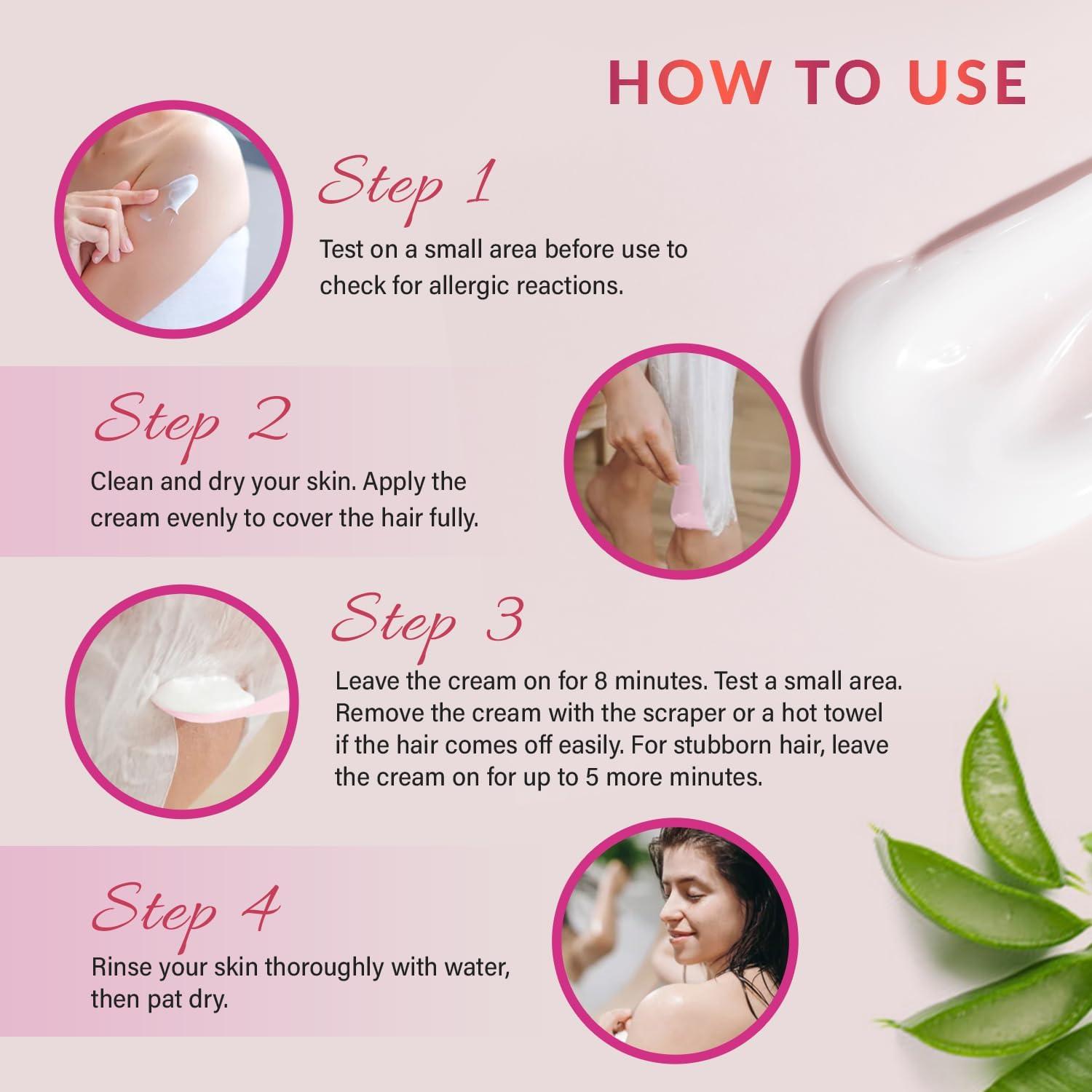 Crema Depilatoria NOPUNZEL 150g para Mujeres - Áreas Íntimas y Bikini