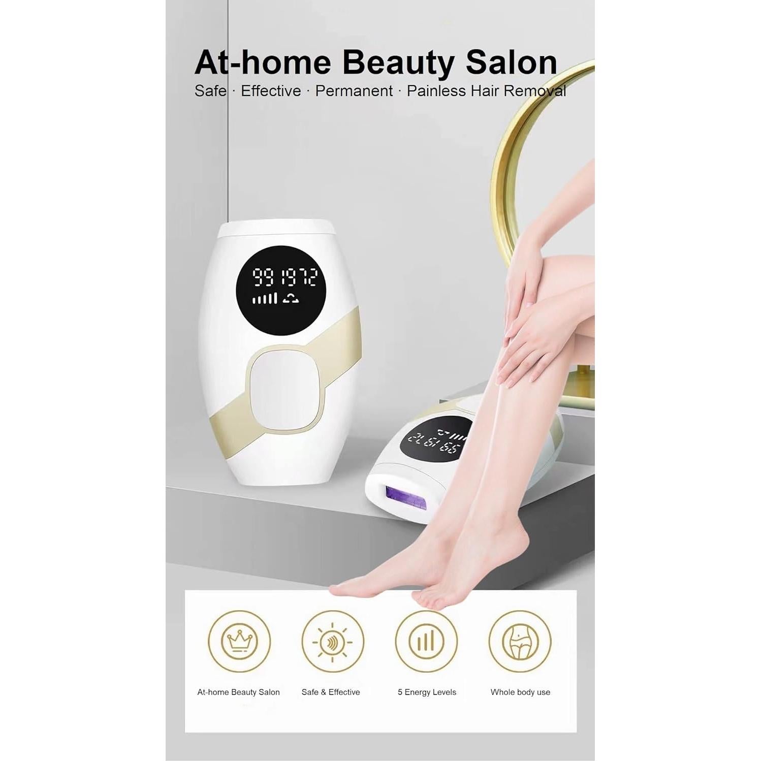 Depiladora Láser IPL NATRSYM para Uso en Casa - Indolora y Efectiva