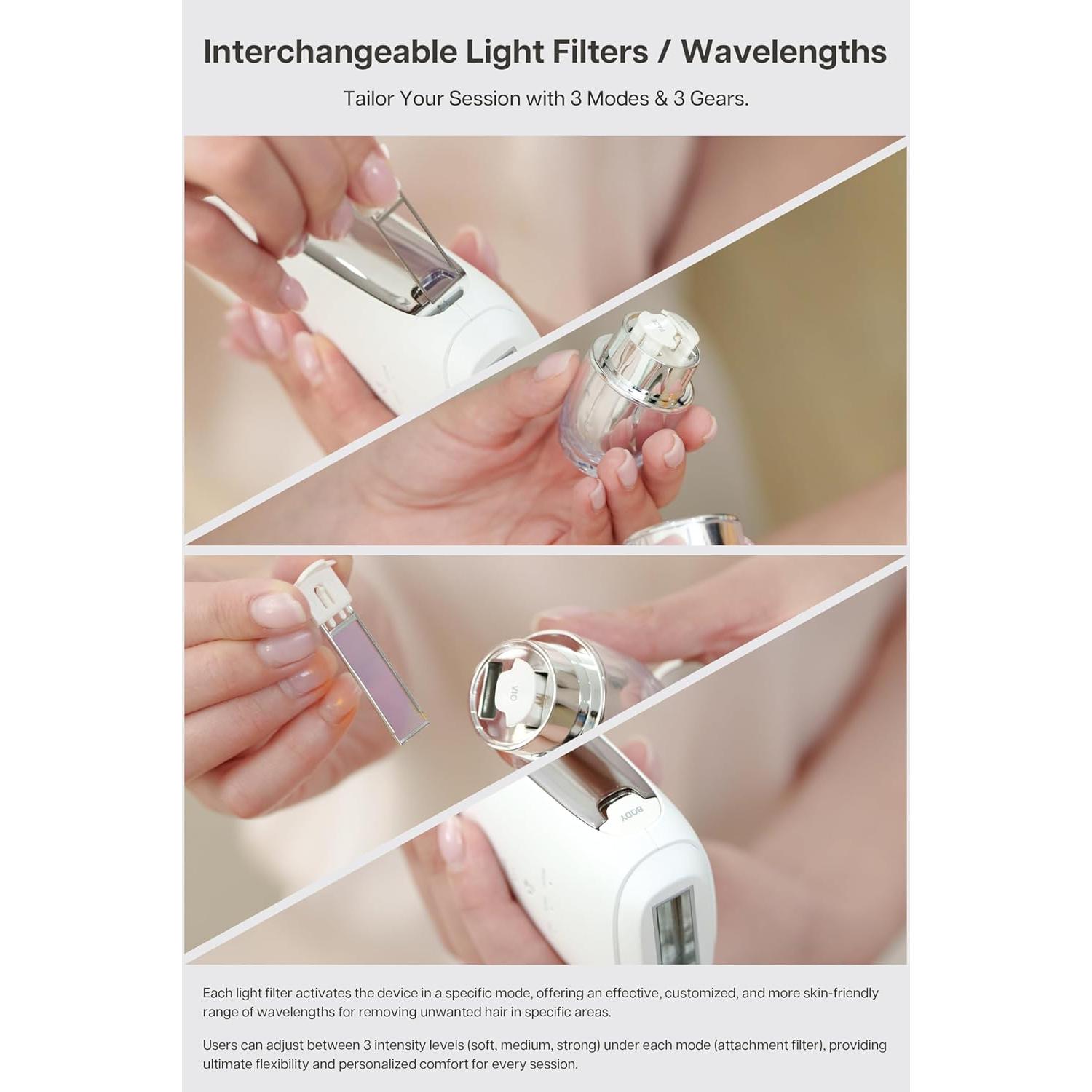 Dispositivo IPL LYRA para Eliminación de Vello - Enfriamiento Zafiro