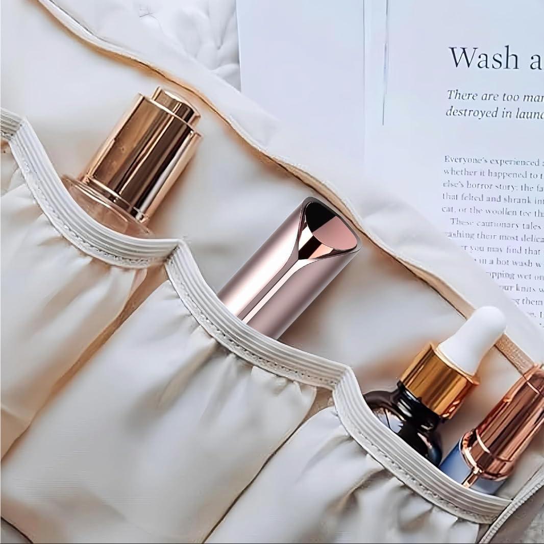 Afeitadora Facial para Mujeres Tuokiy con 2 Cabezas Repuesto