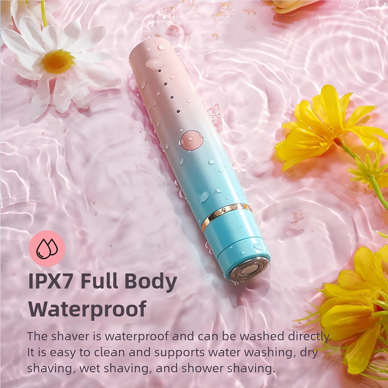 Recortadora de Vello Facial Eléctrica Fanke 4 en 1 Resistente al Agua