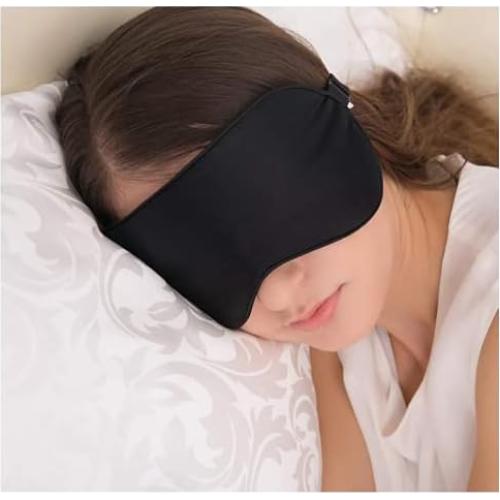 Máscara de Sueño de Seda Natural JEFlex 10x5 cm