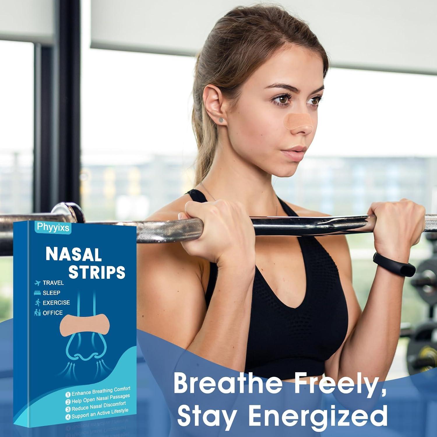 Tiras Nasales Adhesivas Phyyixs - 70 Unidades, Fuerza Extra, Hipoalergénicas