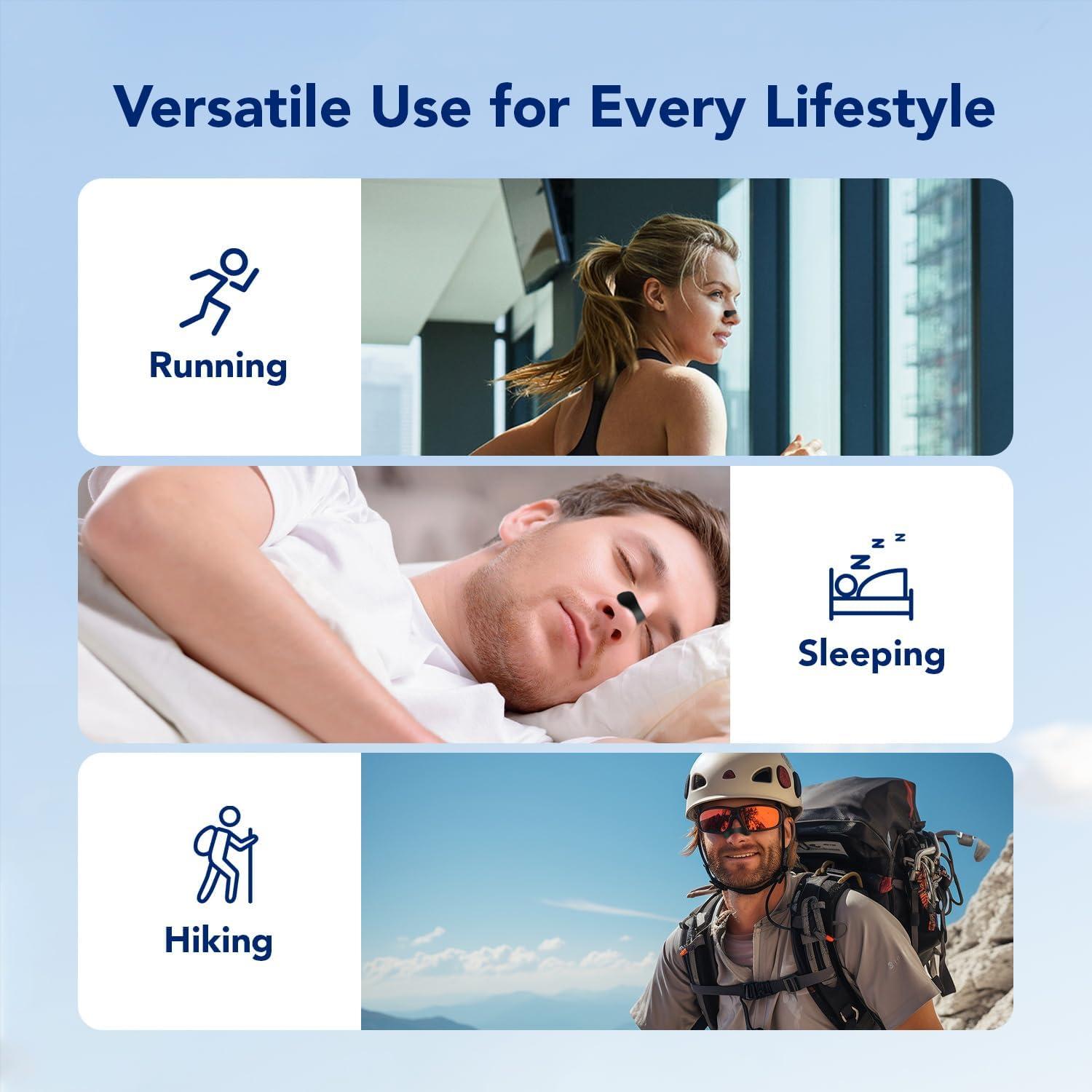 Tiras Nasales DKEPA NSD-2 para Ronquidos - 60 Unidades