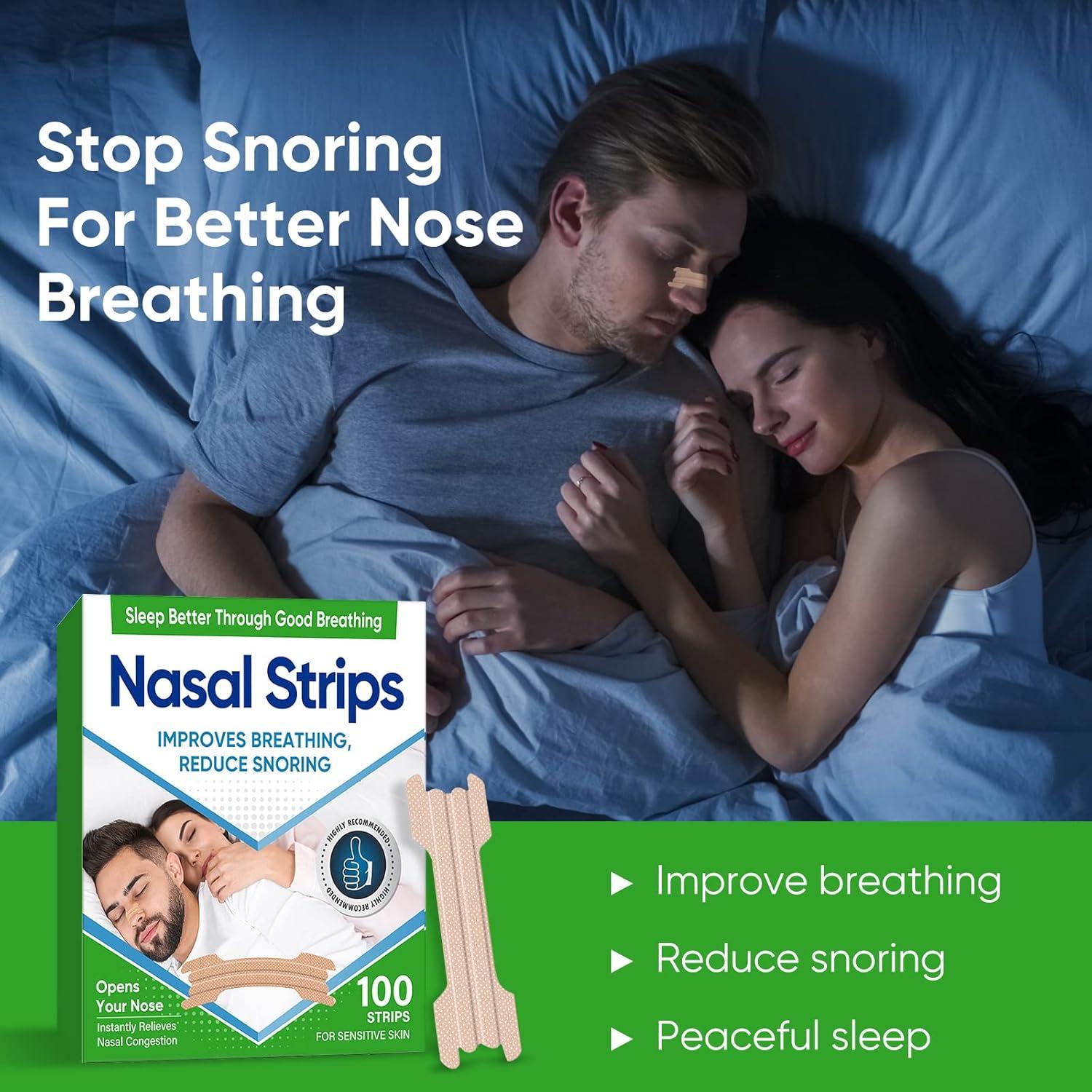 Tiras Nasales Anti Ronquidos TOMENGBEIAABBCC - 100 Pcs