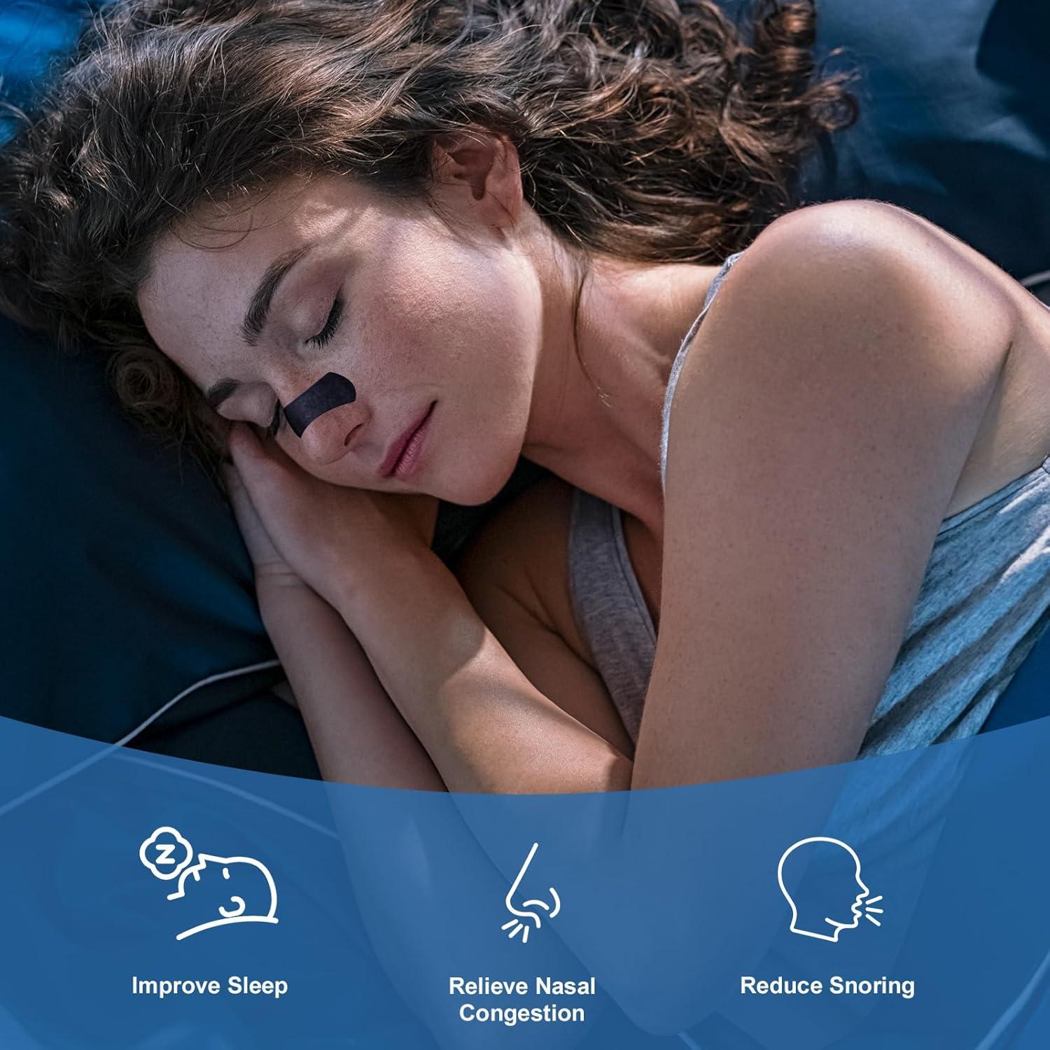 Tiras Nasales Hipoalergénicas SuneSaeI - 60 Unidades para Ronquidos