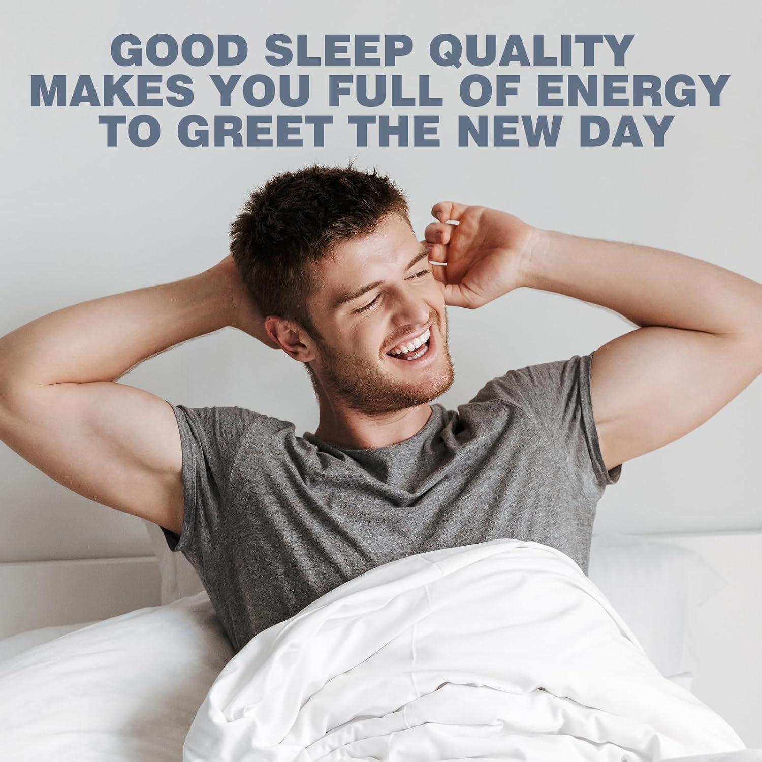 Correa para Barbilla Anti Ronquidos OHALEEP Ajustable Negro M