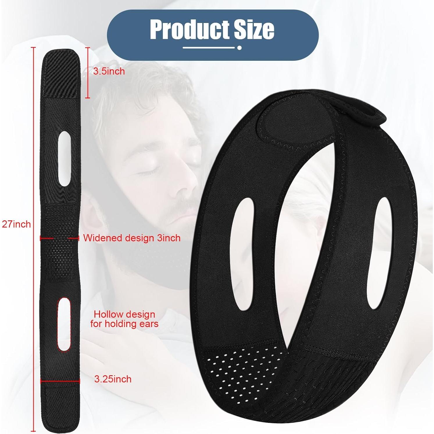 Correa para Barbilla Anti Ronquidos LUNIA Ajustable 67cm