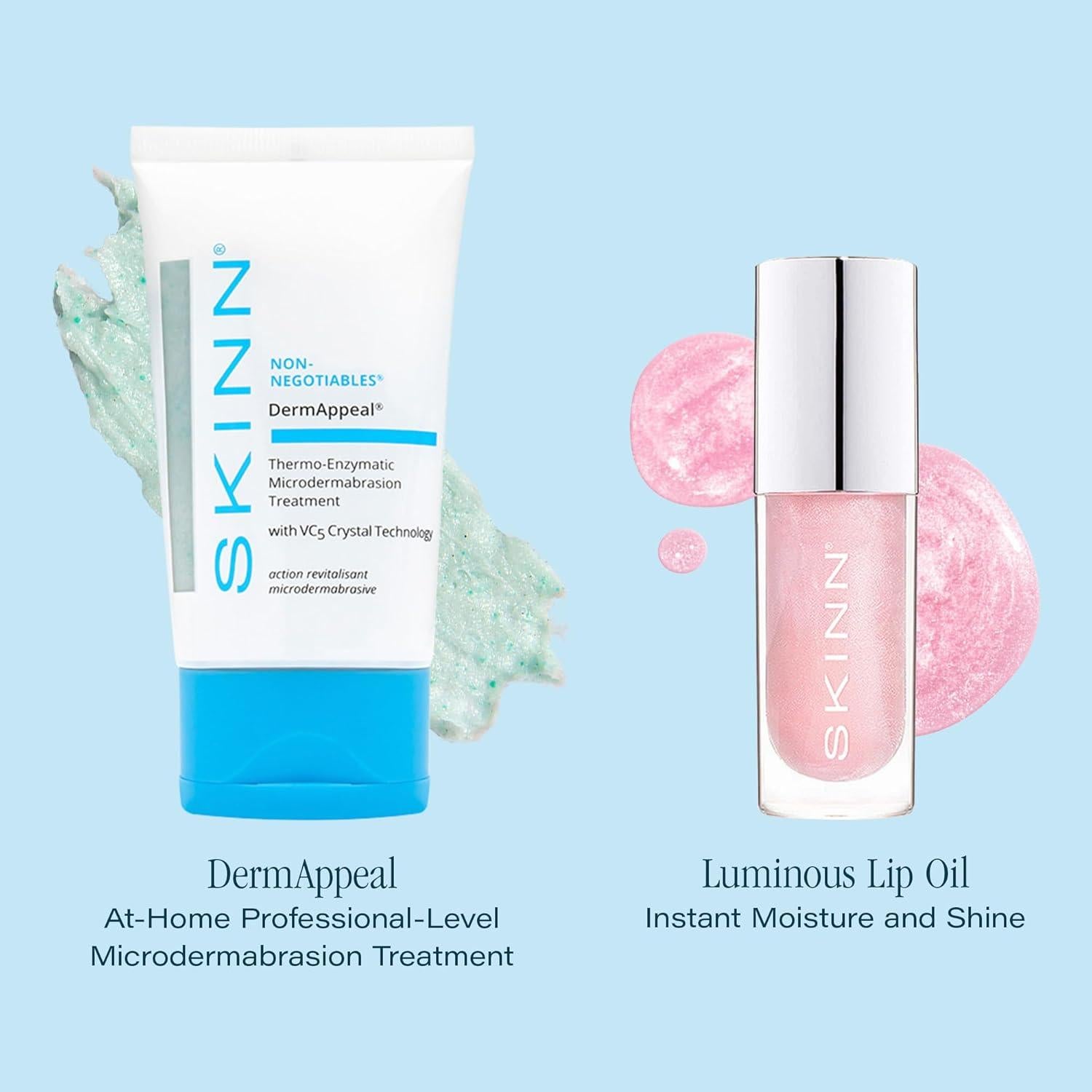 SKINN Dermappeal Exfoliante Facial y Aceite Labial 56.7g