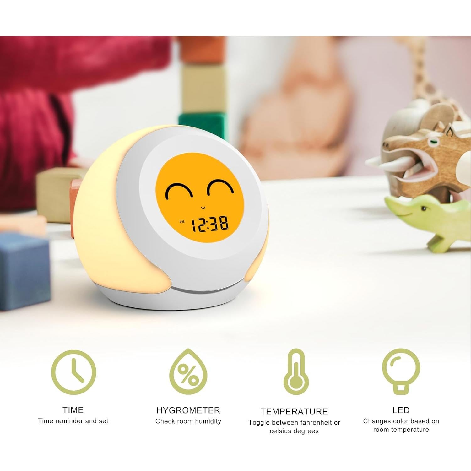 Termómetro Digital iTOMA 915 con Higrómetro y Luz LED