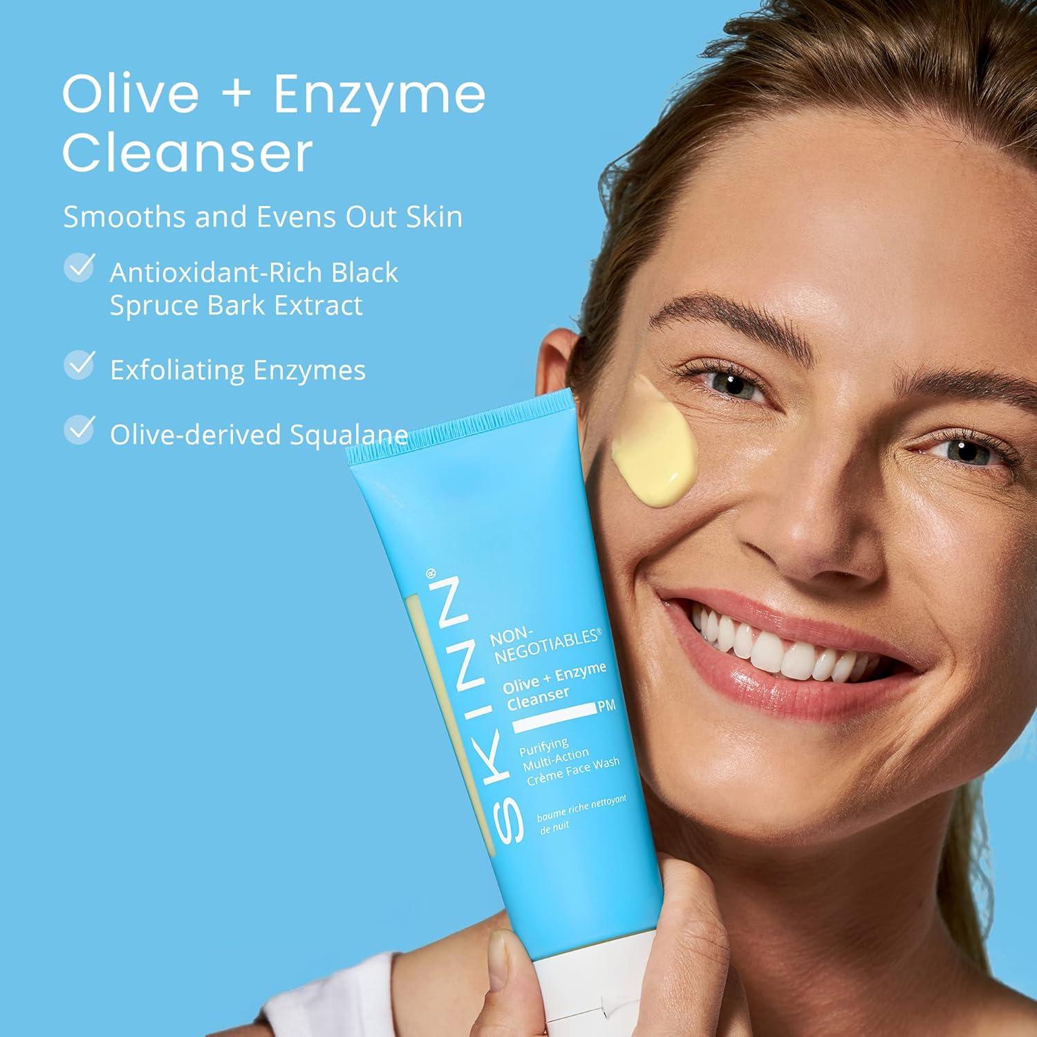 Paquete Limpiador Facial SKINN Mañana y Noche 226.8g