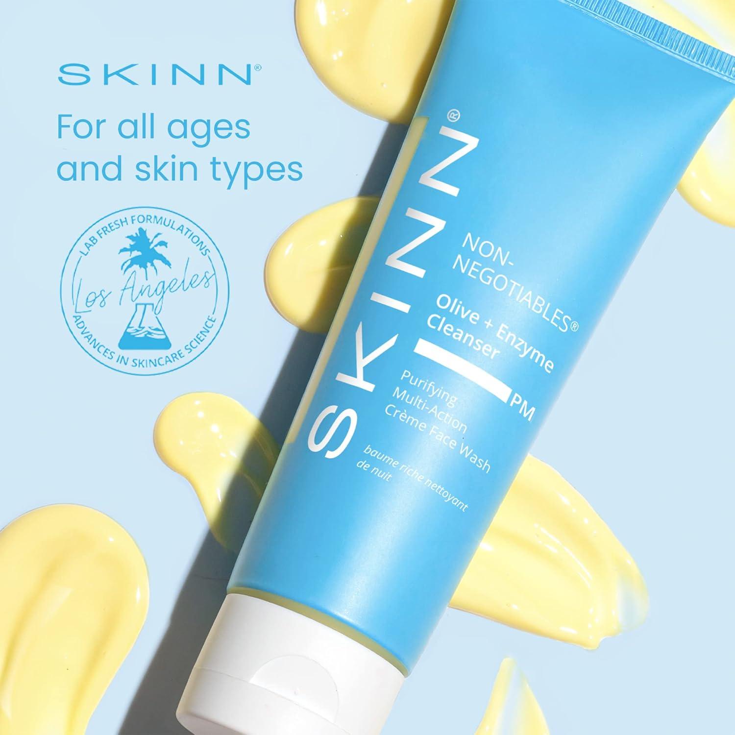 Paquete Limpiador Facial SKINN Mañana y Noche 226.8g