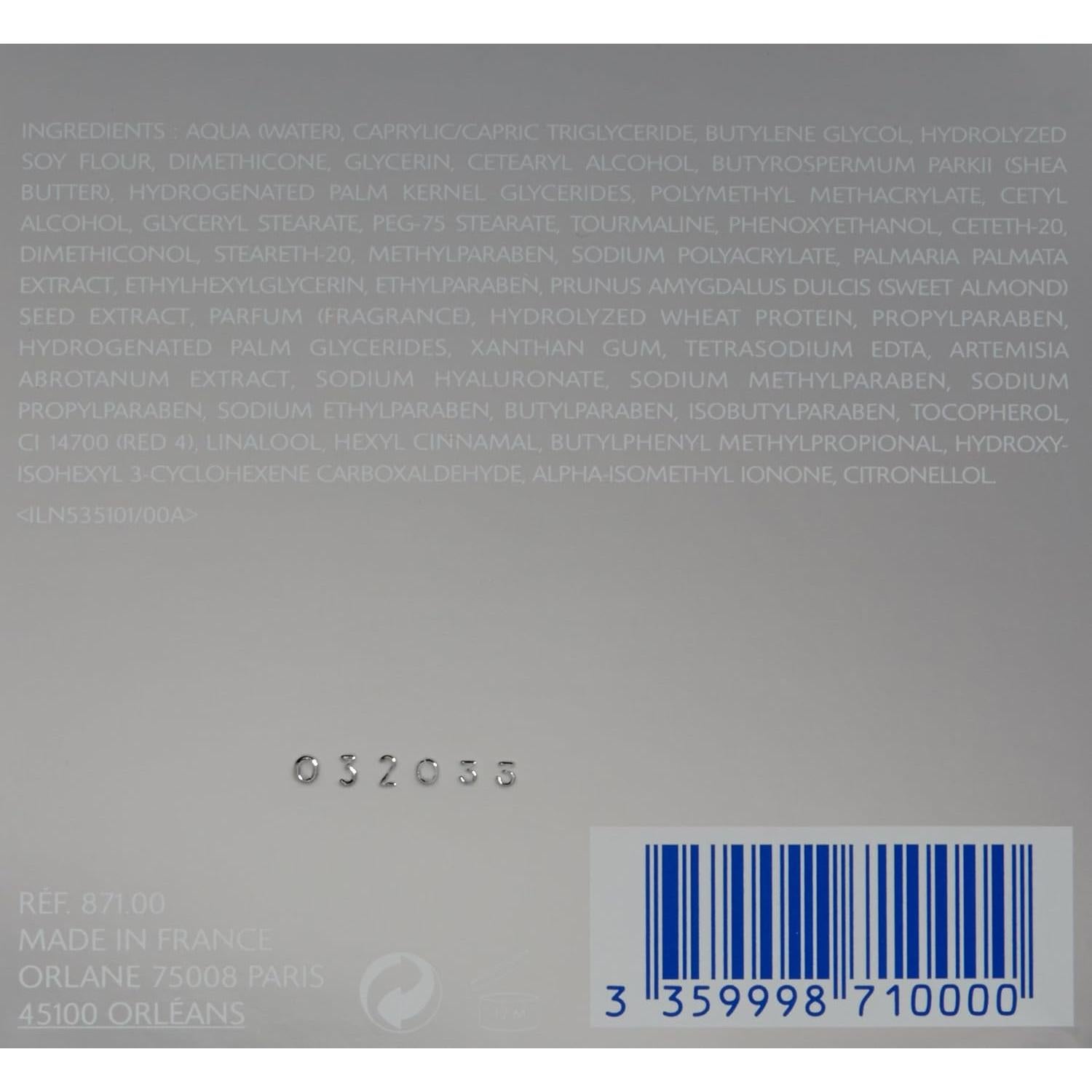 Crema Firmante Thermo Lift Orlane Paris 50 g - Remodela el Rostro