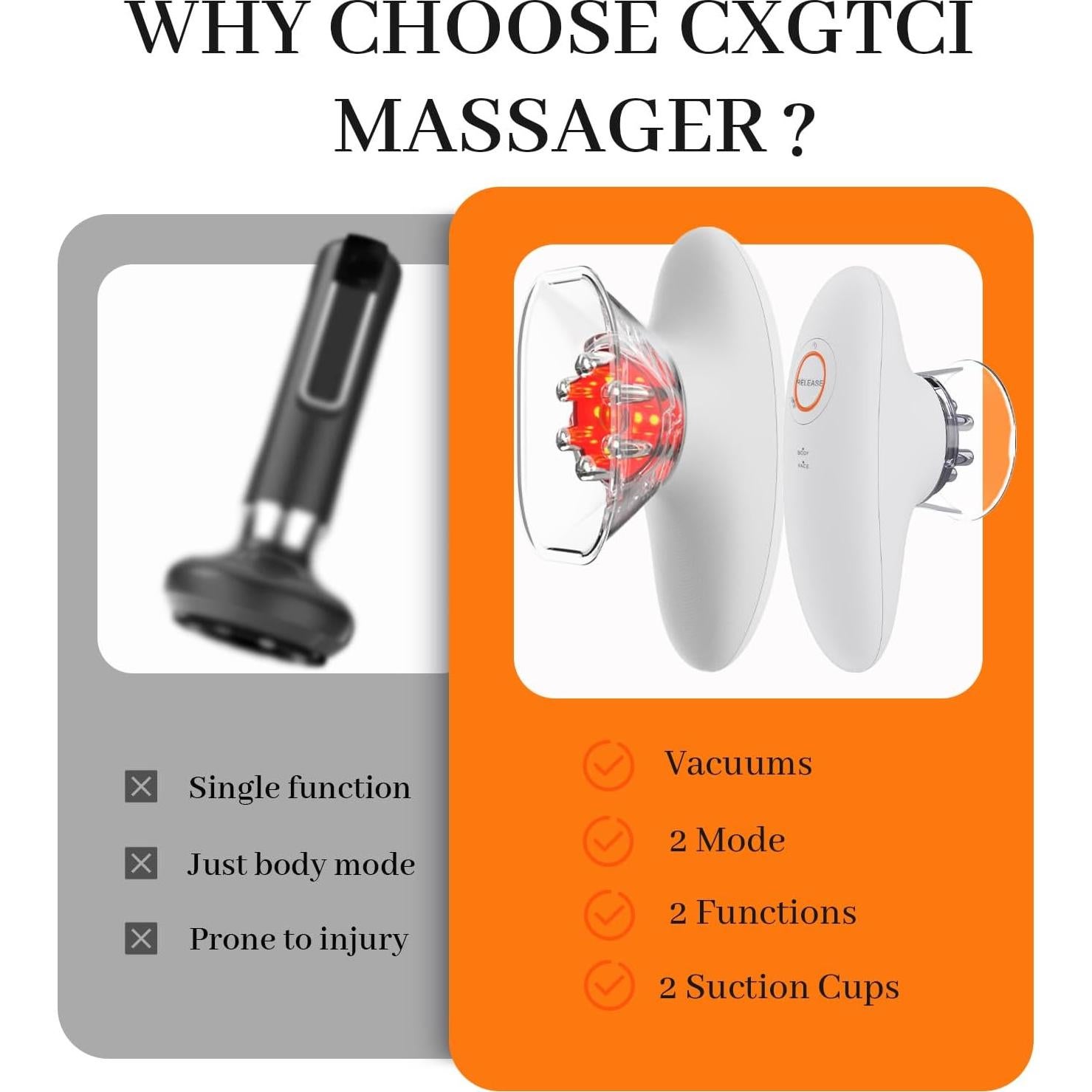 Máquina de Ventosas Masajeadora CXGTCI para Celulitis 408g