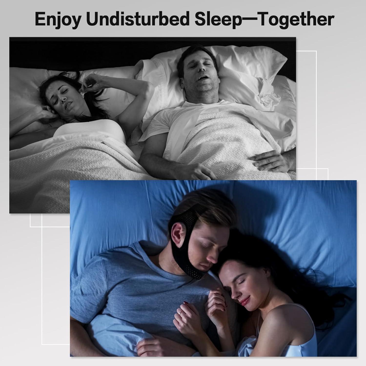 Correas Anti Ronquidos Vomitawy - Paquete de 2, Ajuste Personalizable