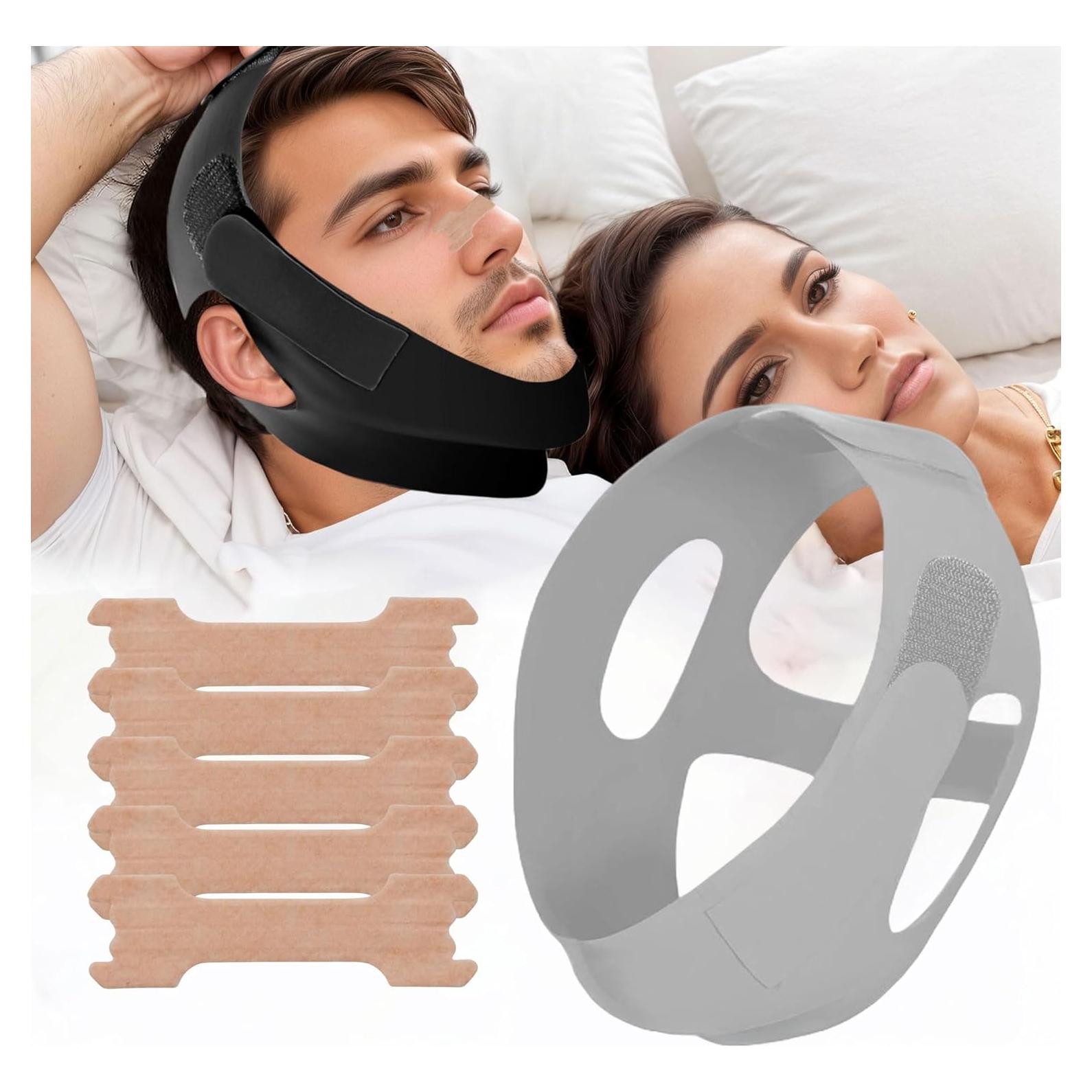 Correa de Barbilla Antisnoring YUSAVHO Ajustable para CPAP