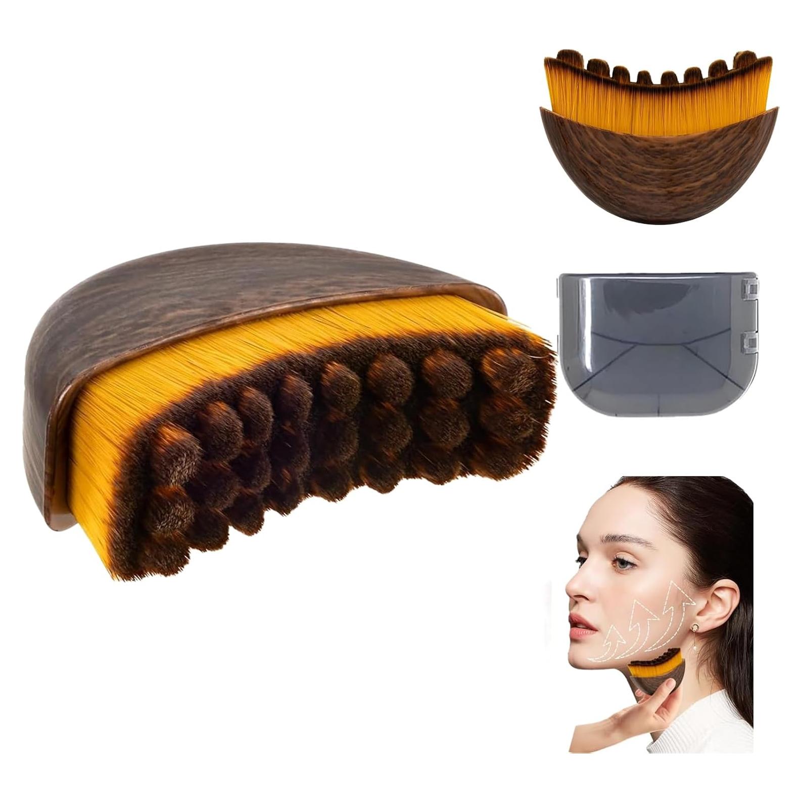Cepillo de Drenaje Linfático Facial Genérico - Ergonomía y Suavidad