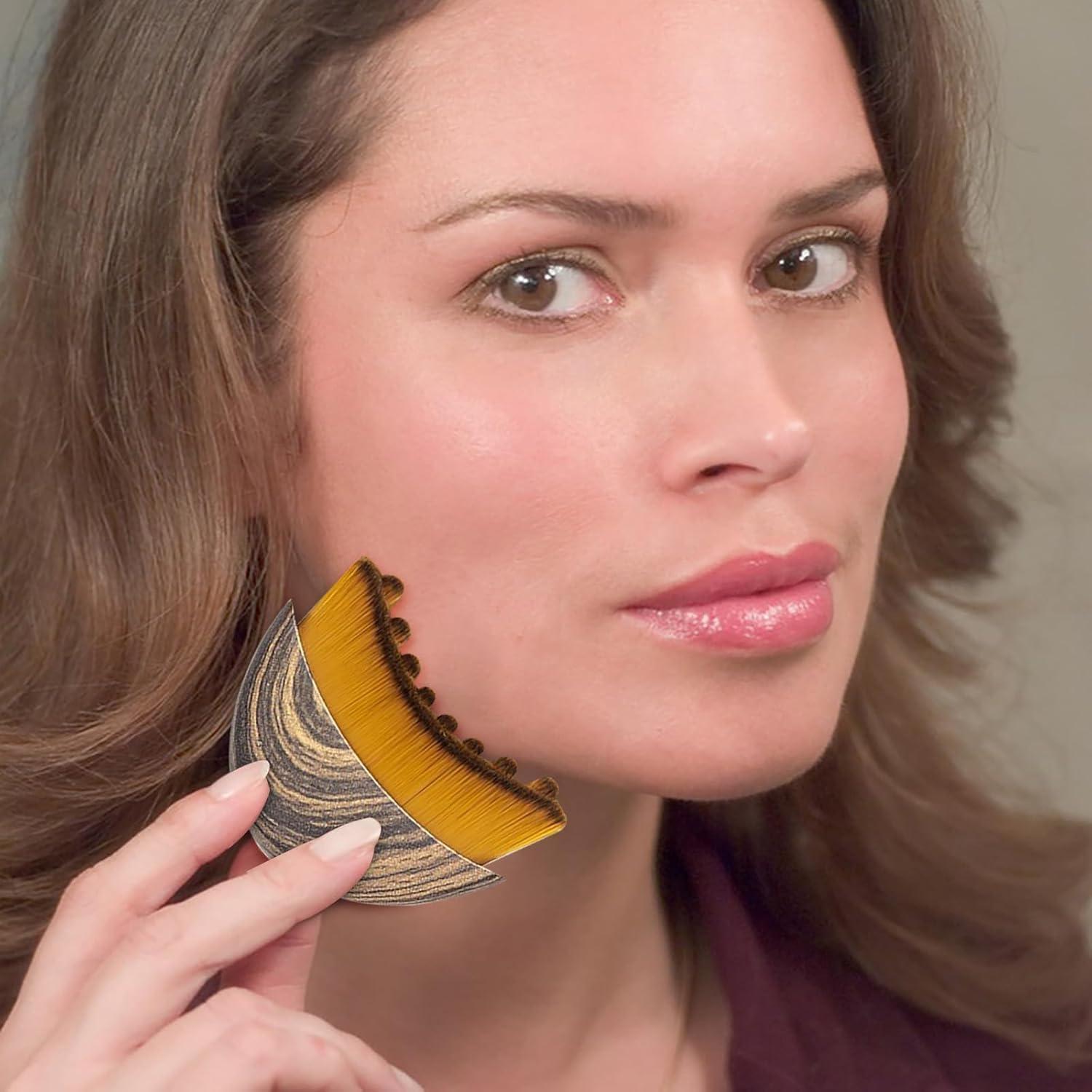 Cepillo de Drenaje Linfático Facial Genérico - Ergonomía y Suavidad