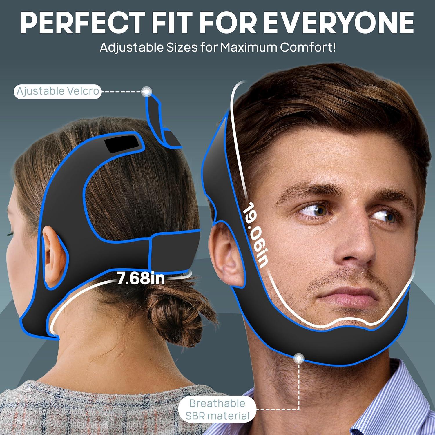 Correa para Barbilla Antisnoring MUTUAL UNION 23x19.5cm Ajustable