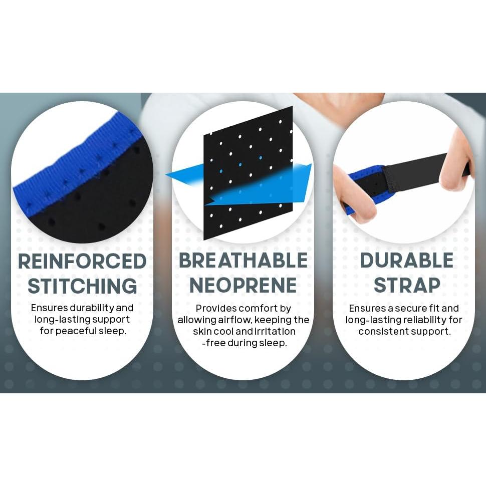 Correa para Barbilla Antisnoring MUTUAL UNION 23x19.5cm Ajustable