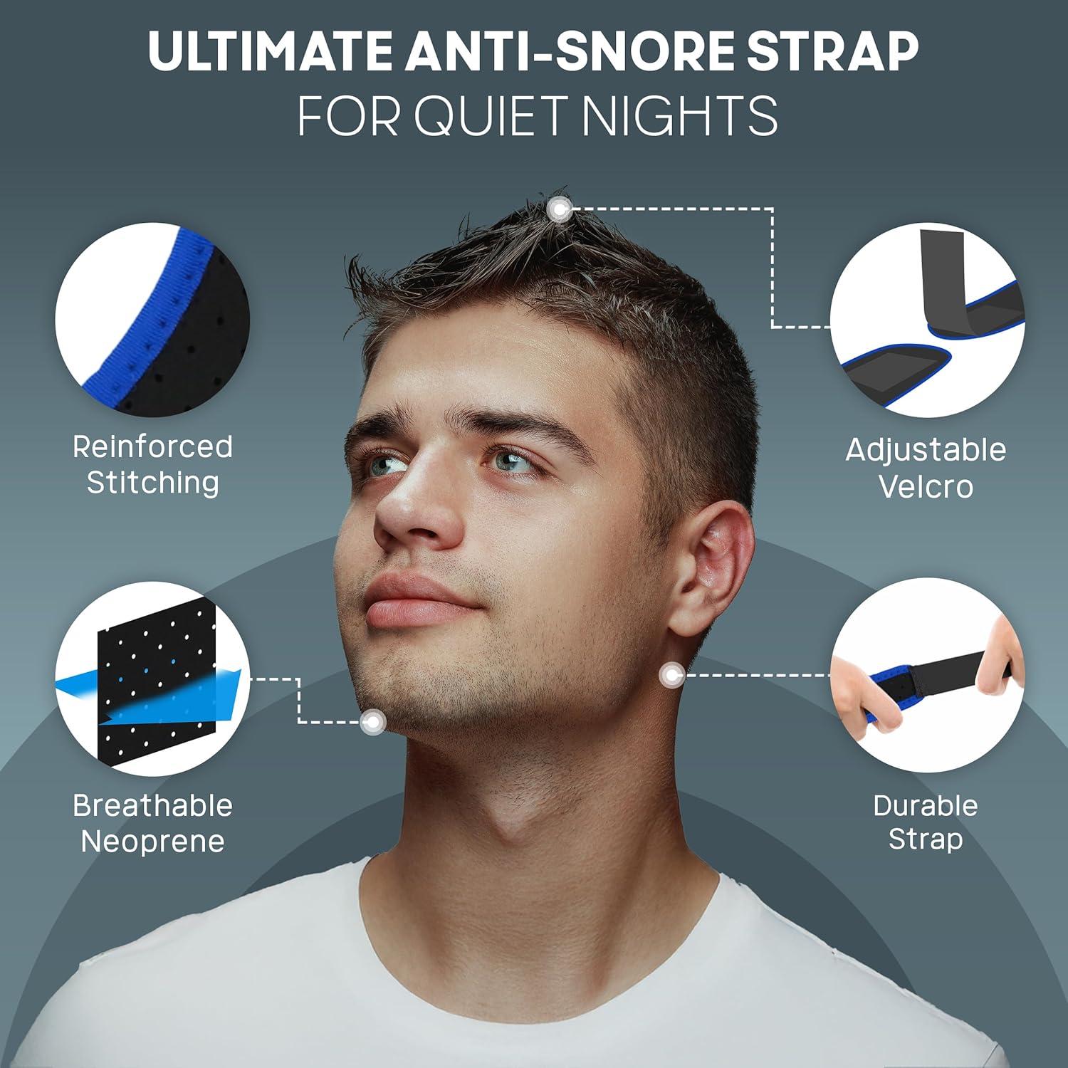 Correa para Barbilla Antisnoring MUTUAL UNION 23x19.5cm Ajustable