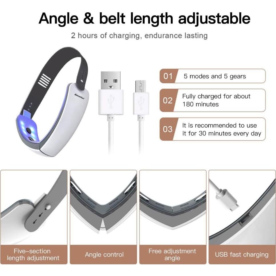 Dispositivo Facial Eléctrico Aimanfun para Doble Papada 17.8cm