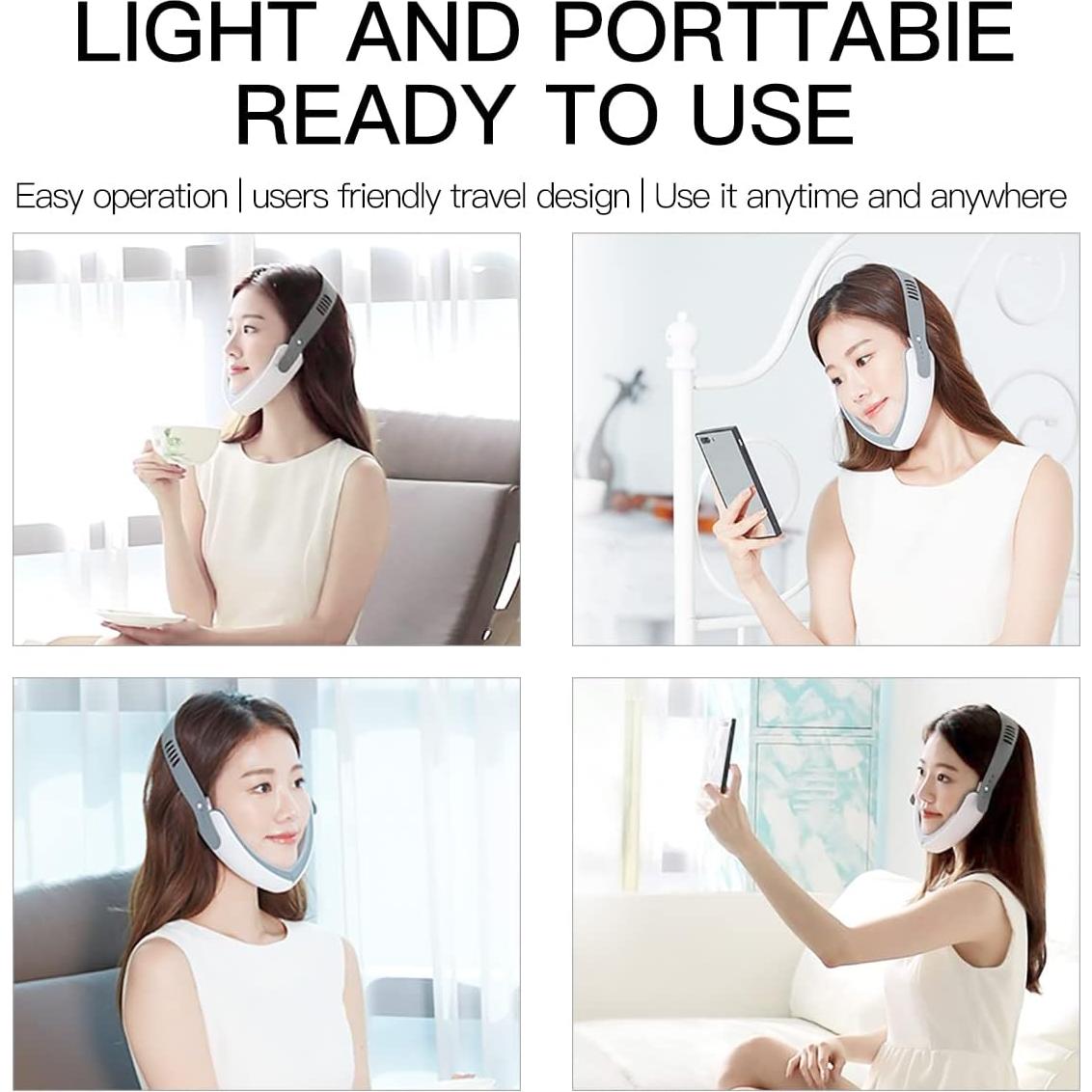 Dispositivo Facial Eléctrico Aimanfun para Doble Papada 17.8cm