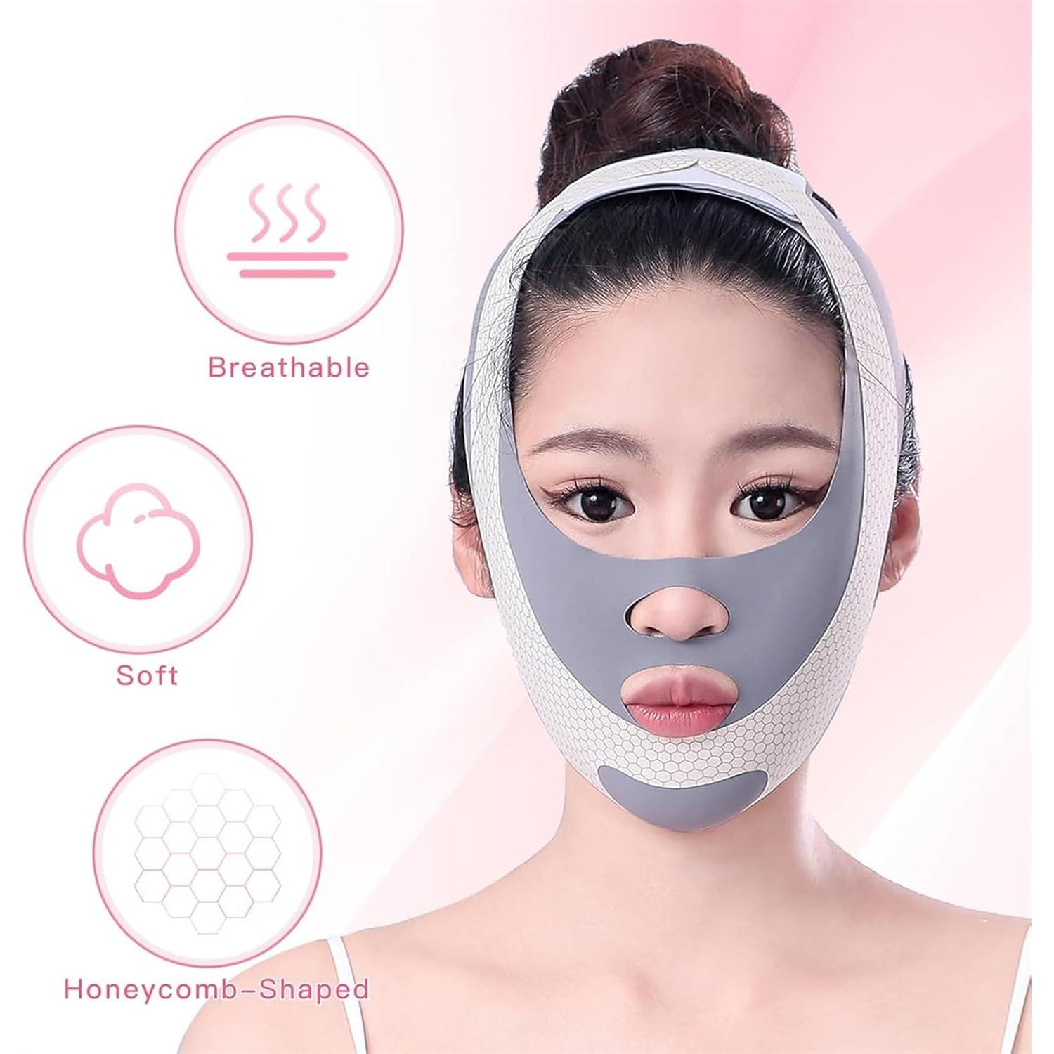 Mascarilla Facial Reutilizable Much Hotter para Doble Barbilla