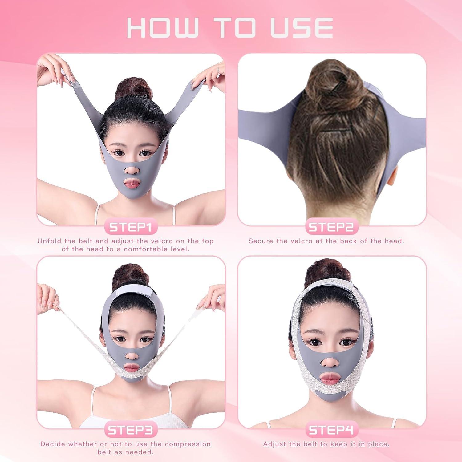 Mascarilla Facial Reutilizable Much Hotter para Doble Barbilla