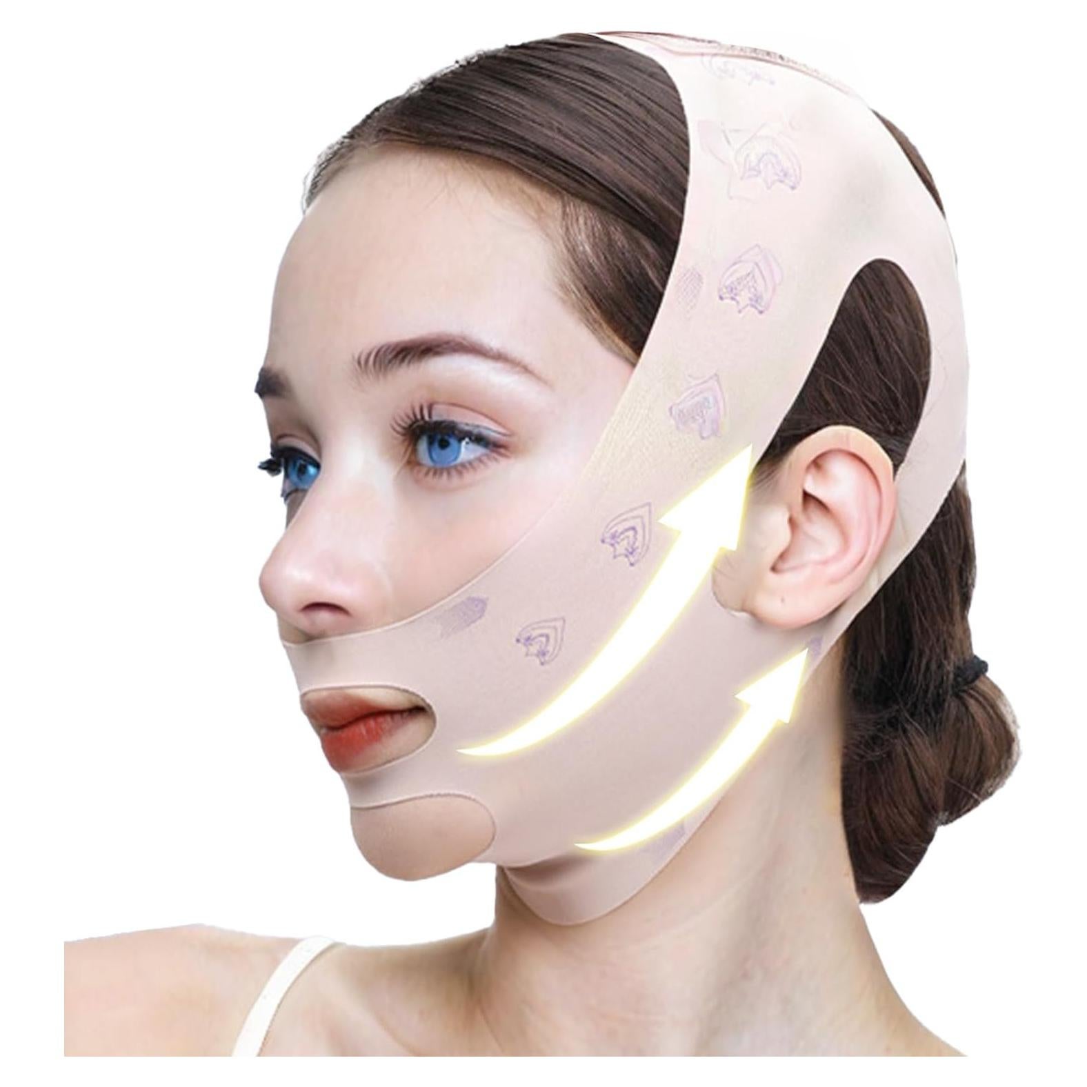 Correa Facial TEERAVD para Doble Mentón - Máscara Reafirmante