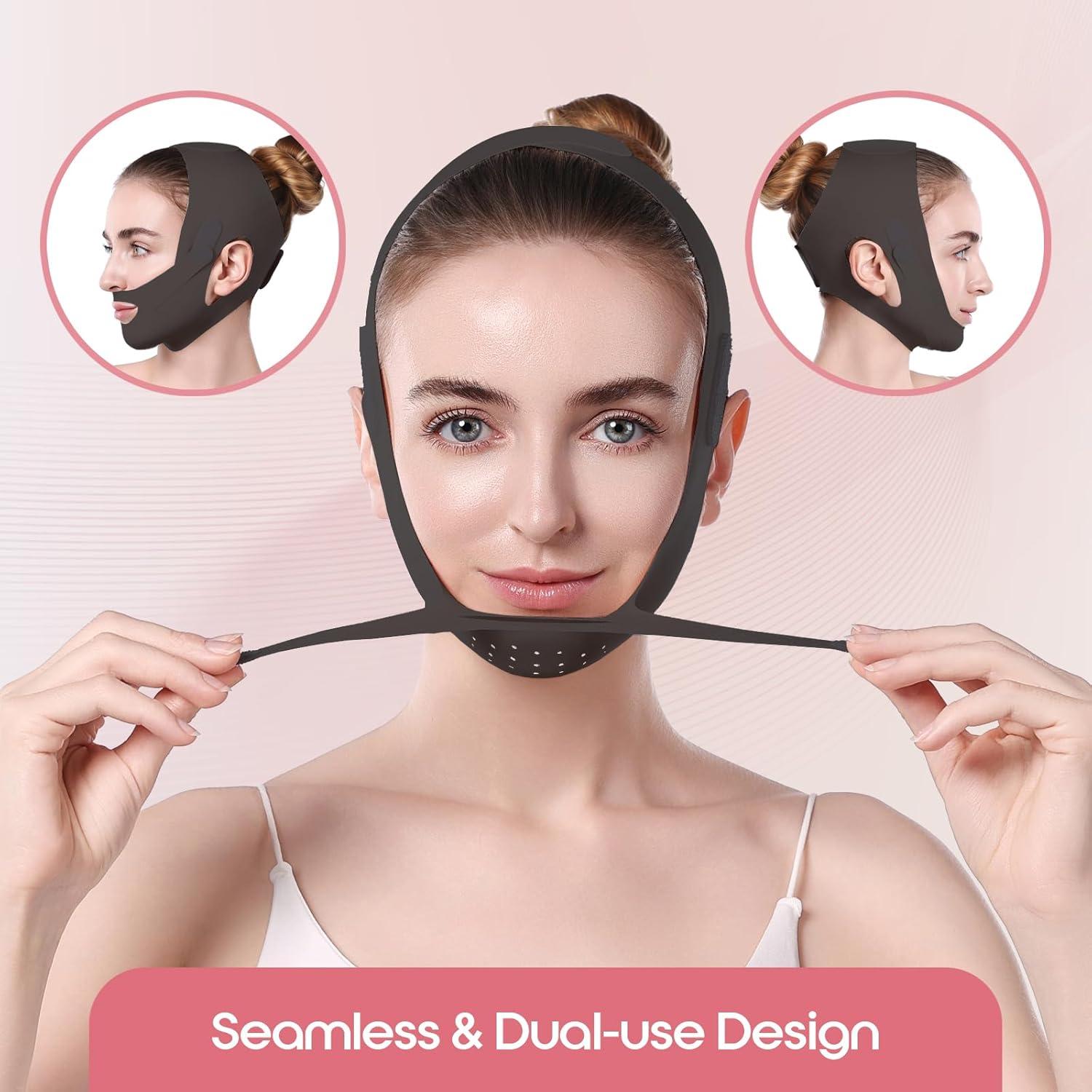 Máscara V-Line Lixuee de Grafeno para Doble Papada 57.9cm