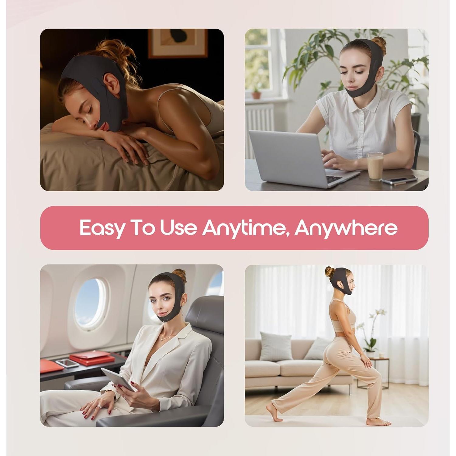 Máscara V-Line Lixuee de Grafeno para Doble Papada 57.9cm