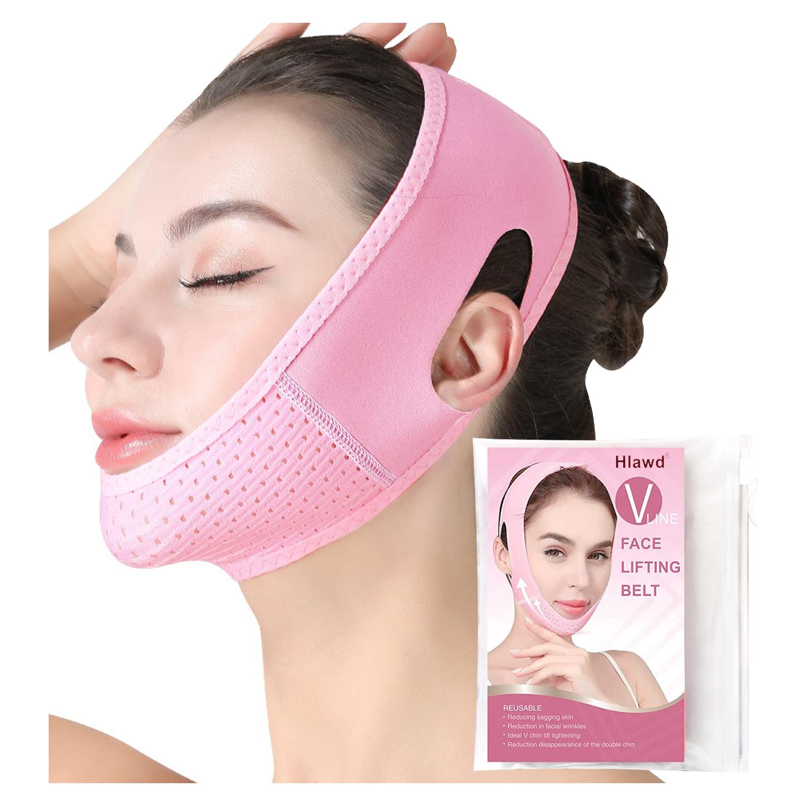 Máscara Reductora de Doble Papada Hlawd - Lavable y Ajustable