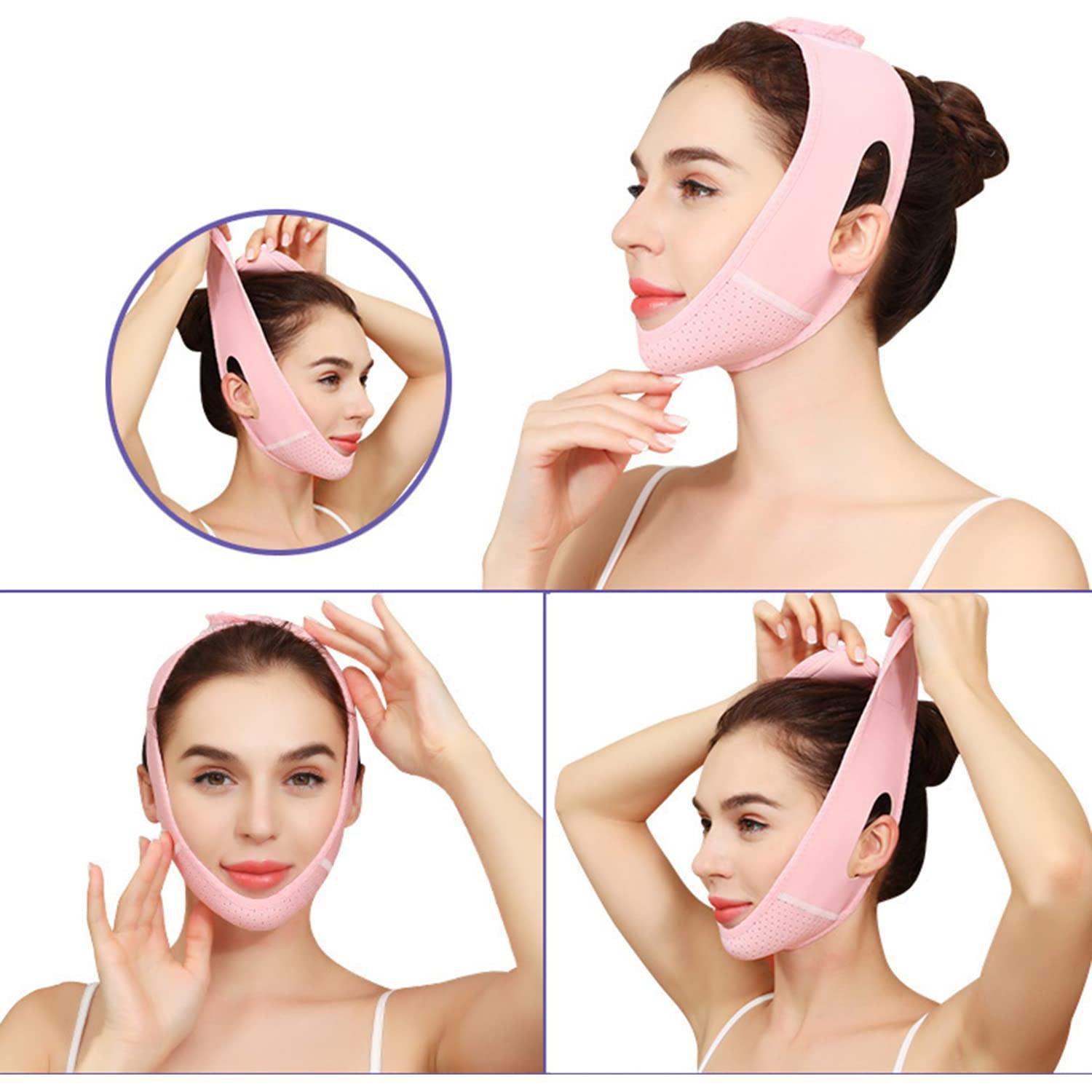 Máscara Reductora de Doble Papada Hlawd - Lavable y Ajustable