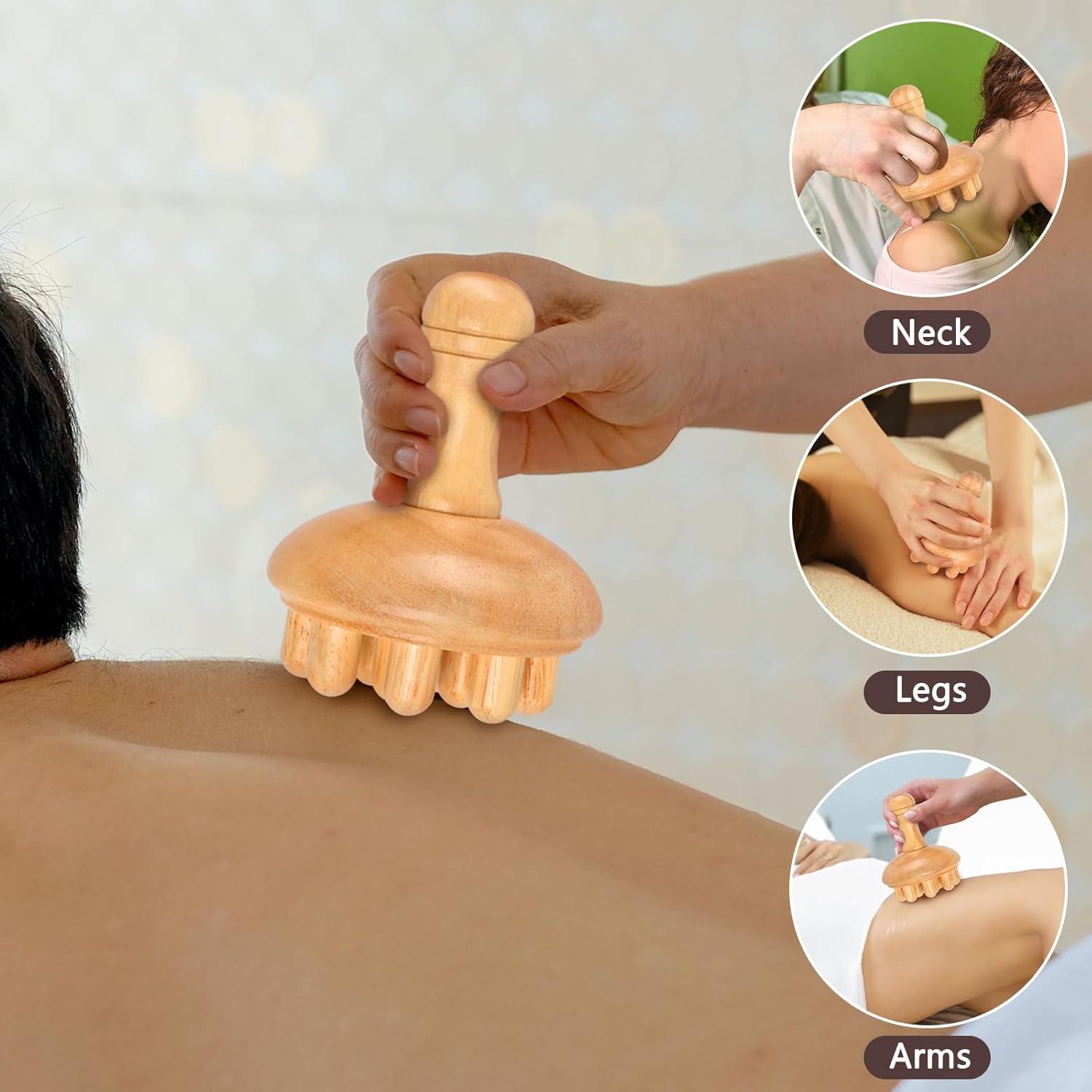 Masajeador de Madera KintKita Anticelulitis 10 cm