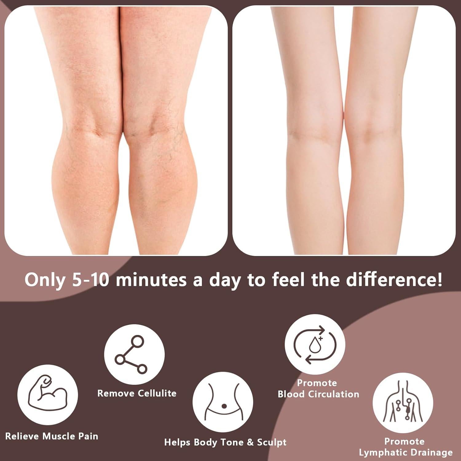 Masajeador de Madera KintKita Anticelulitis 10 cm