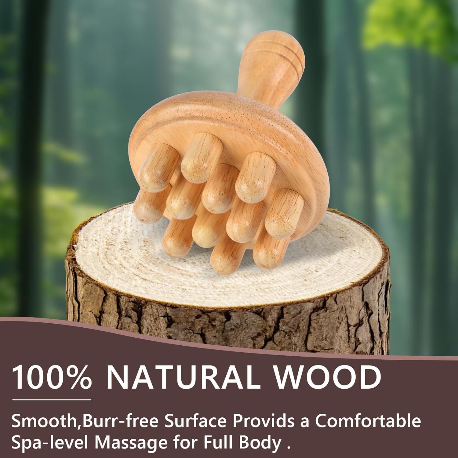 Masajeador de Madera KintKita Anticelulitis 10 cm