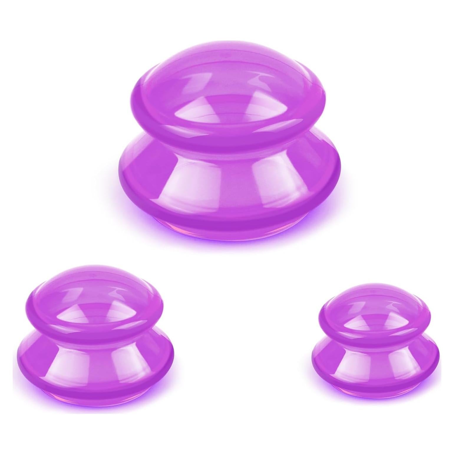 Kit de Ventosas de Silicona Excitsayno para Masaje y Alivio Muscular