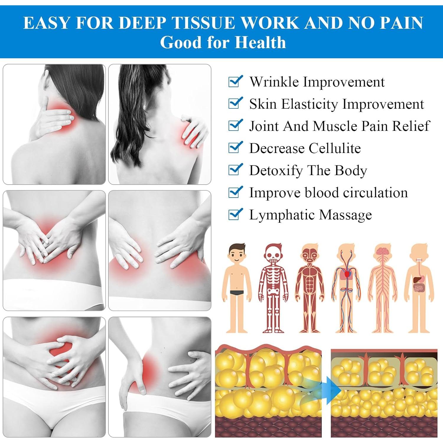 Kit de Ventosas de Silicona Excitsayno para Masaje y Alivio Muscular